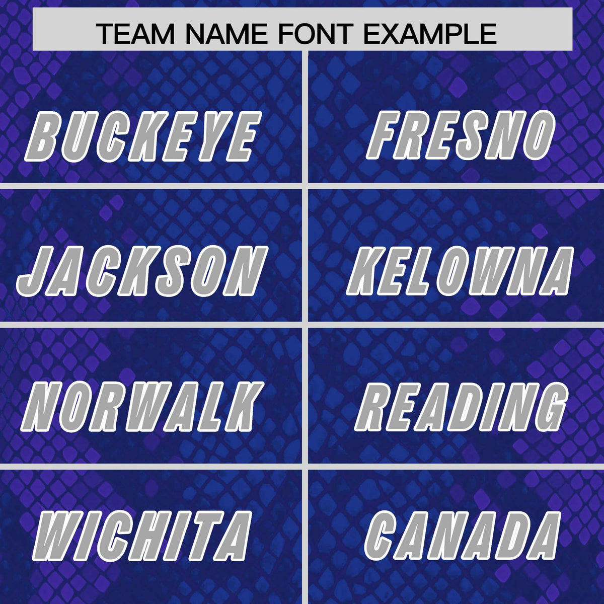 Custom Royal Personalized Snakeskin Graffiti Pattern Authentic Football Jersey