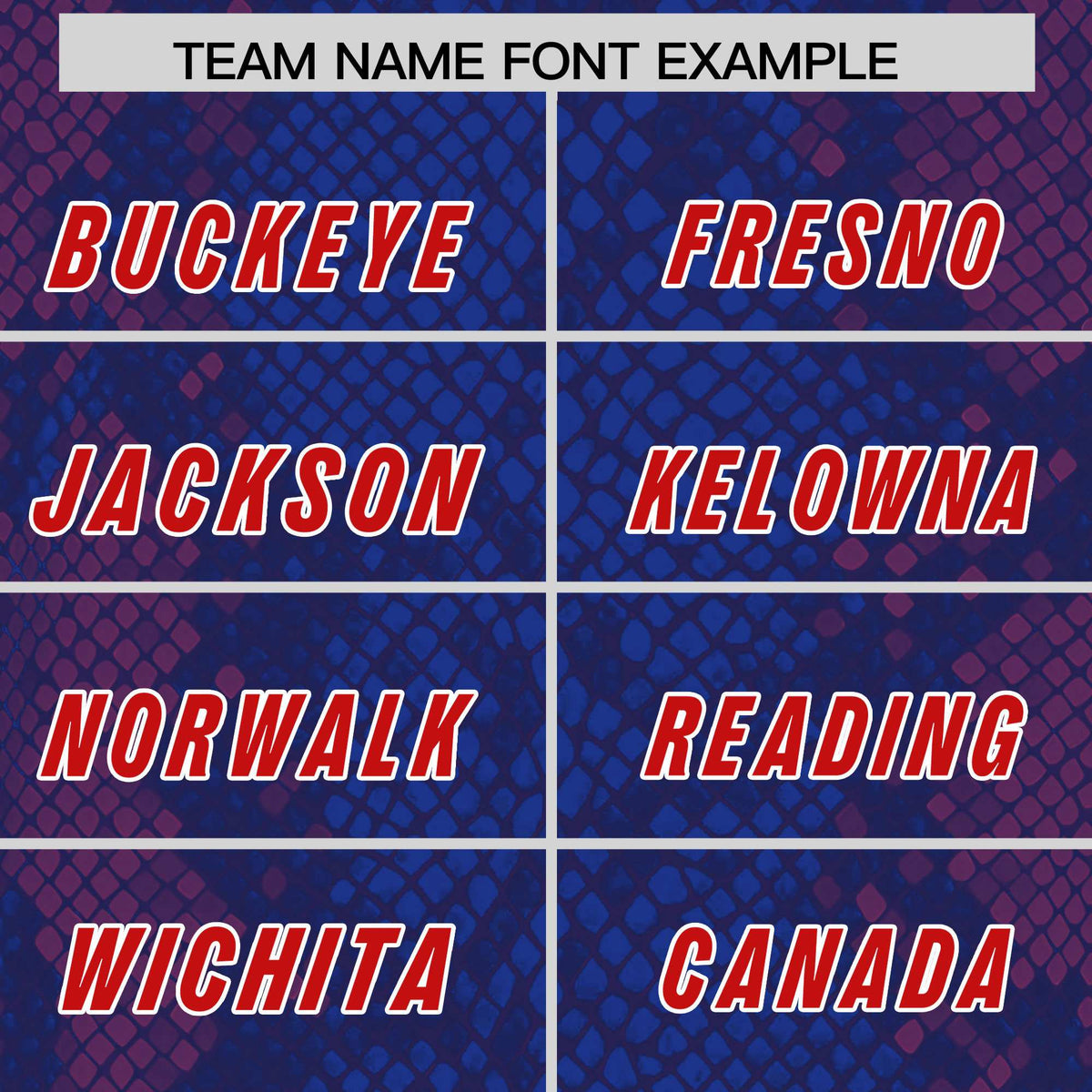 Custom Royal Personalized Snakeskin Graffiti Pattern Authentic Football Jersey