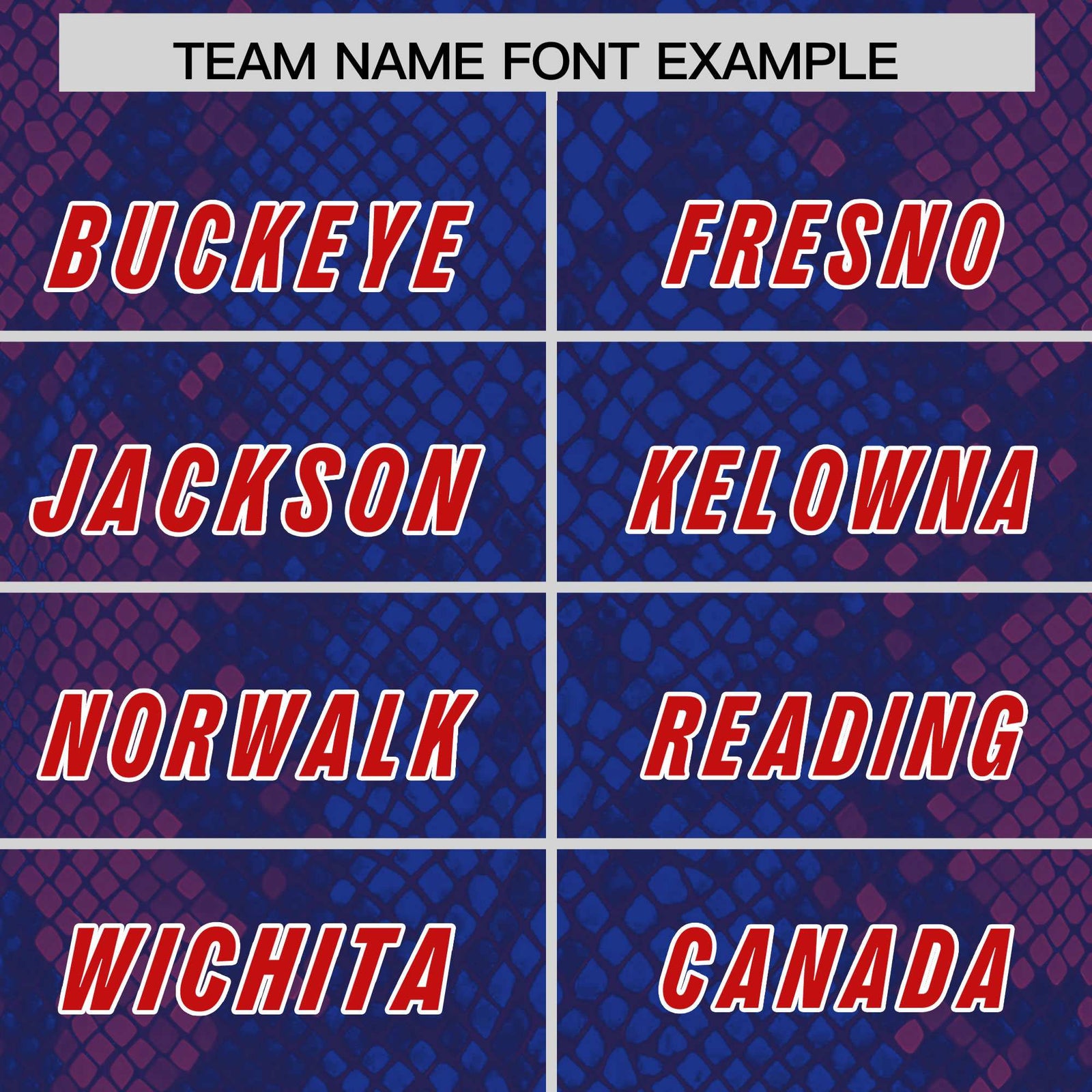 Custom Royal Personalized Snakeskin Graffiti Pattern Authentic Football Jersey