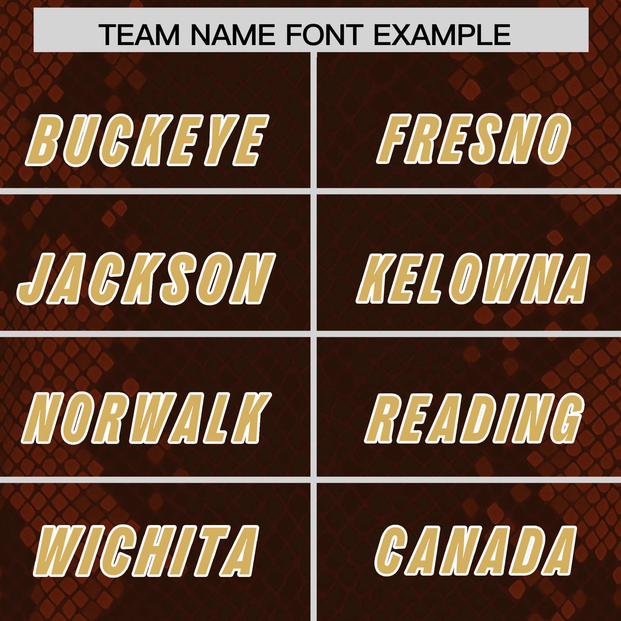 Custom Brown Personalized Snakeskin Graffiti Pattern Authentic Football Jersey