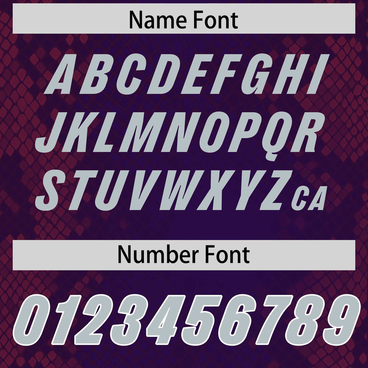 Custom Purple Personalized Snakeskin Graffiti Pattern Authentic Football Jersey