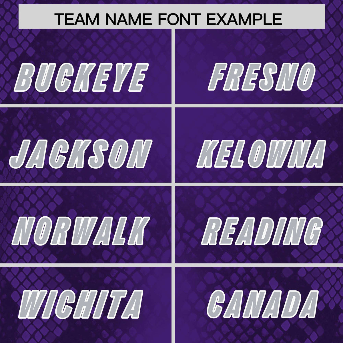 Custom Purple Personalized Snakeskin Graffiti Pattern Authentic Football Jersey