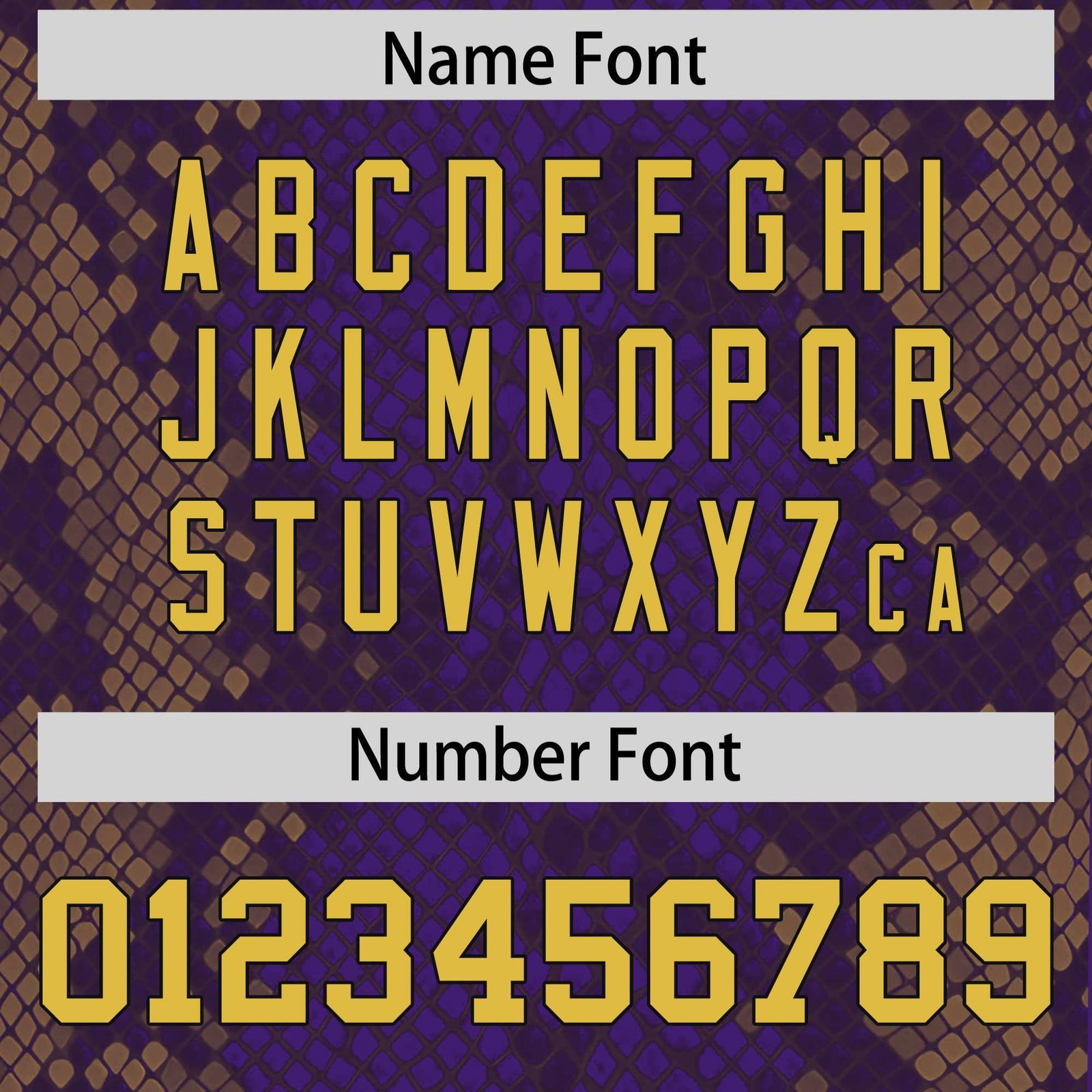 Custom Purple Personalized Snakeskin Graffiti Pattern Authentic Football Jersey