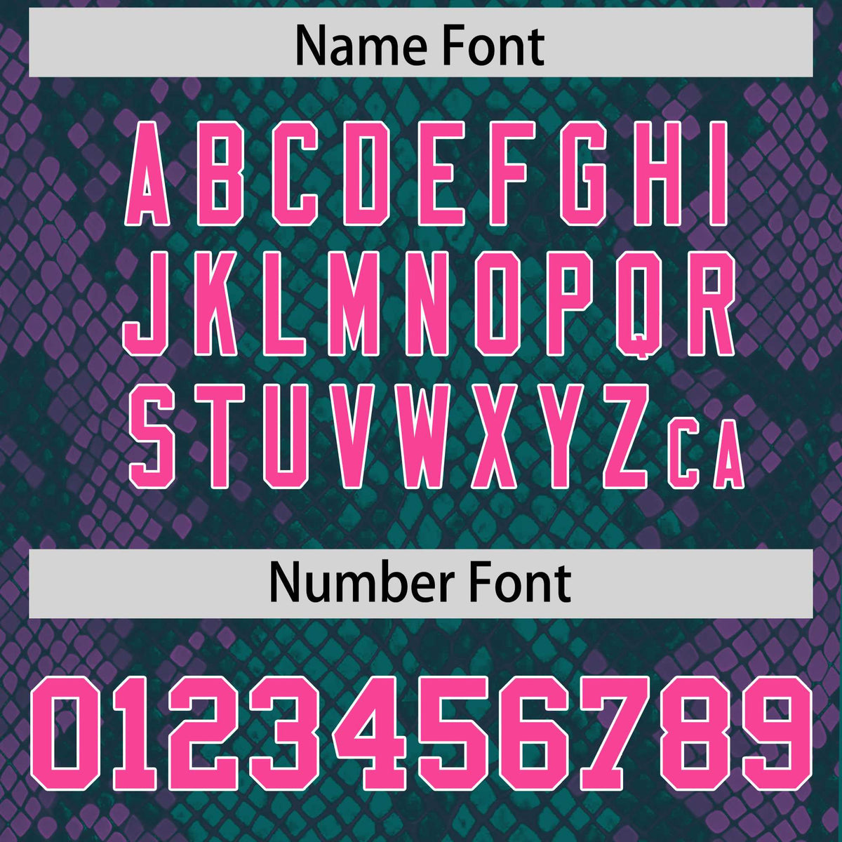 Custom Aqua Personalized Snakeskin Graffiti Pattern Authentic Football Jersey