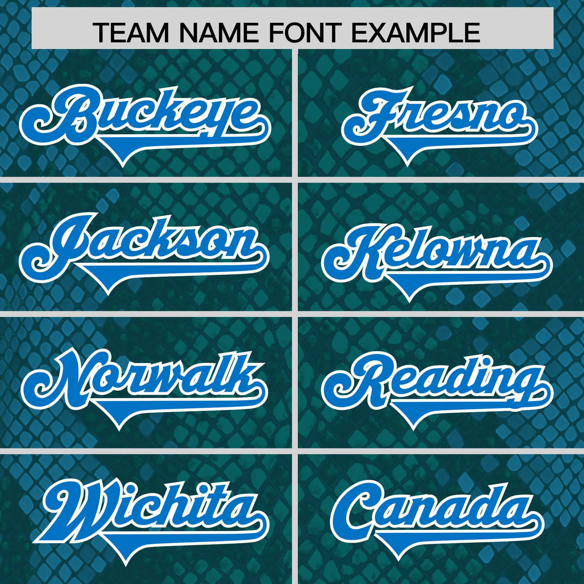 Custom Aqua Personalized Snakeskin Graffiti Pattern Authentic Football Jersey