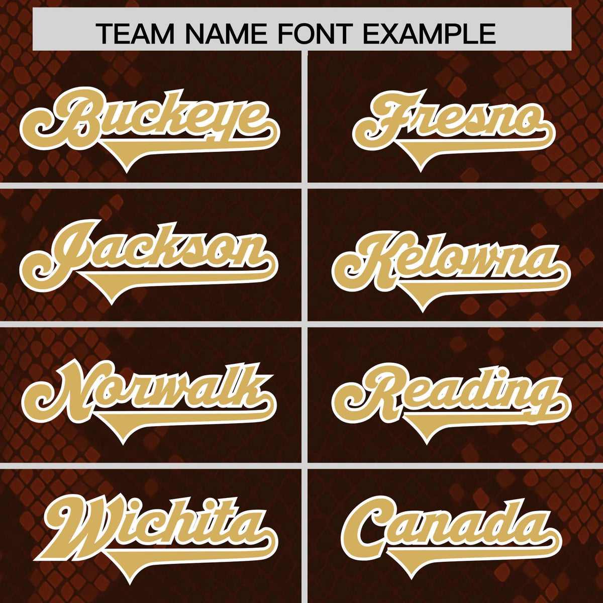 Custom Brown Personalized Snakeskin Graffiti Pattern Authentic Football Jersey