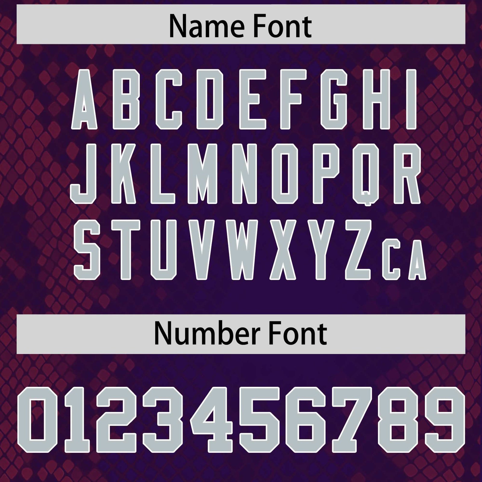 Custom Purple Personalized Snakeskin Graffiti Pattern Authentic Football Jersey