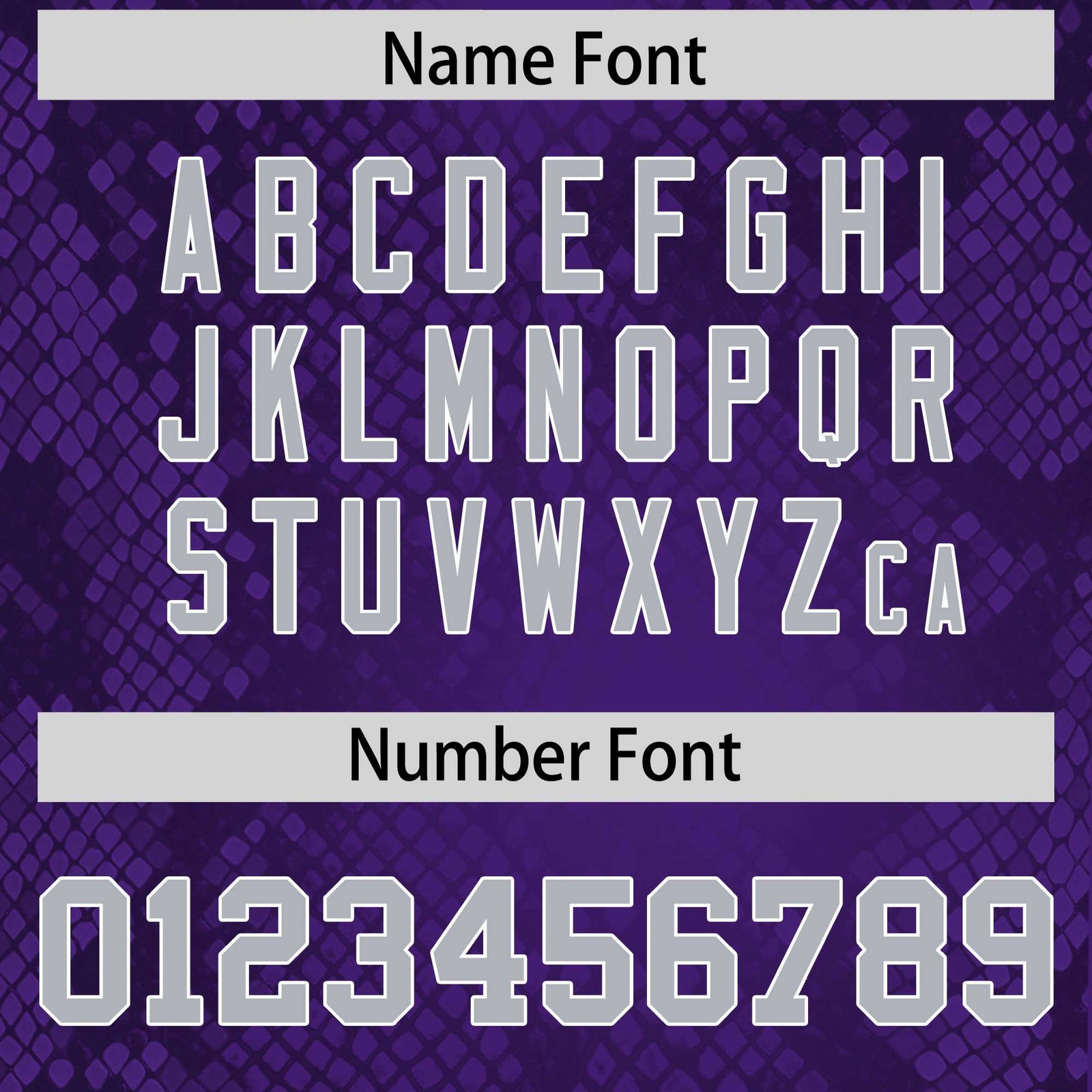 Custom Purple Personalized Snakeskin Graffiti Pattern Authentic Football Jersey