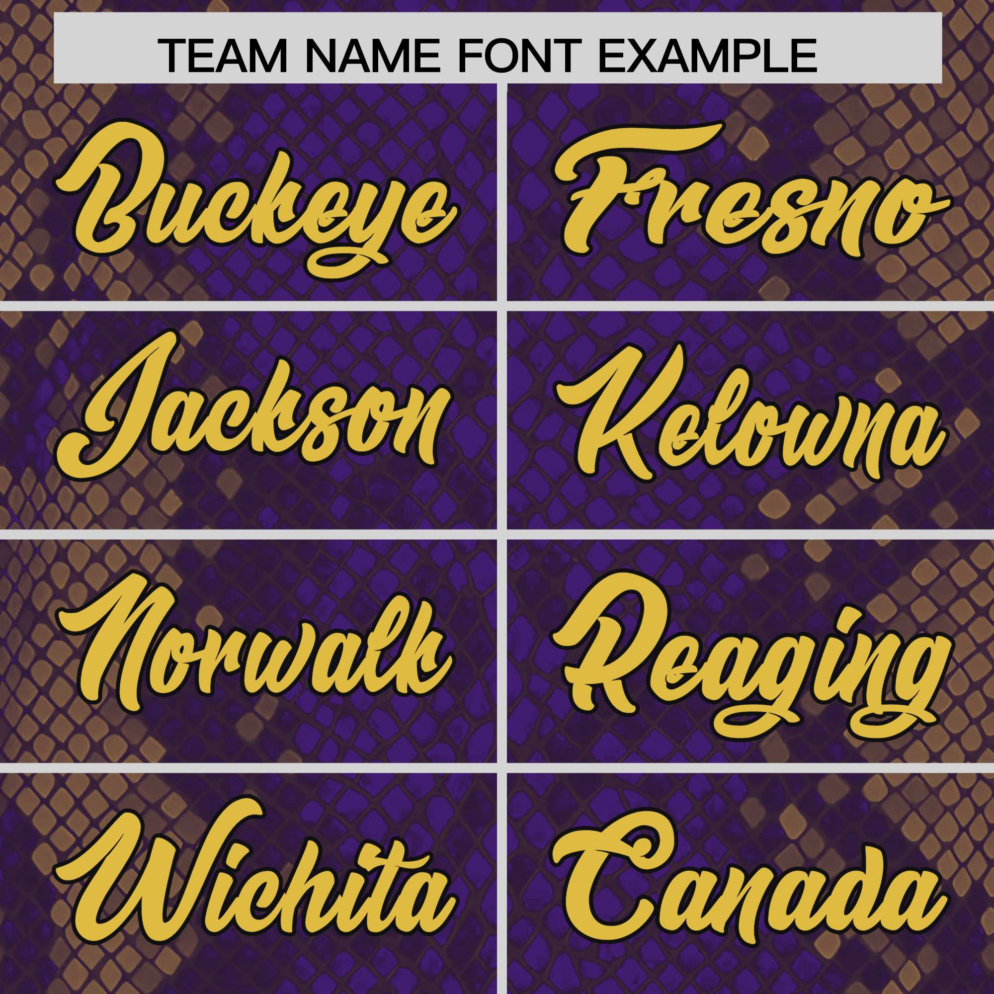 Custom Purple Personalized Snakeskin Graffiti Pattern Authentic Football Jersey