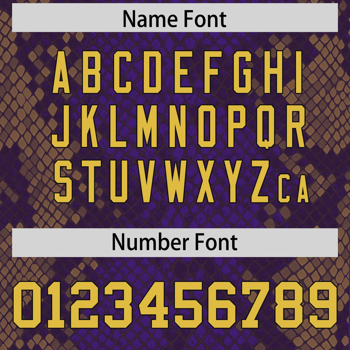 Custom Purple Personalized Snakeskin Graffiti Pattern Authentic Football Jersey