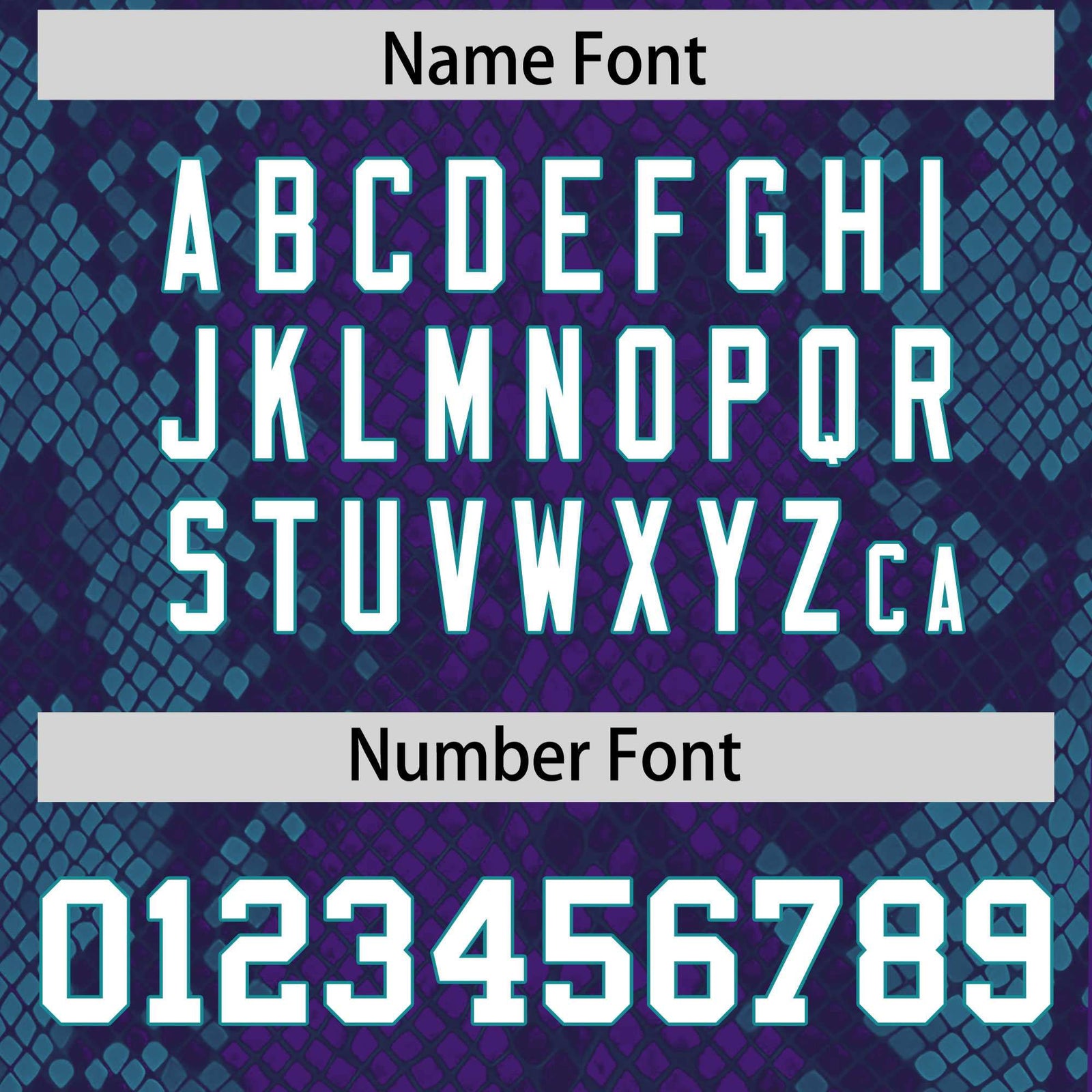 Custom Purple Personalized Snakeskin Graffiti Pattern Authentic Football Jersey