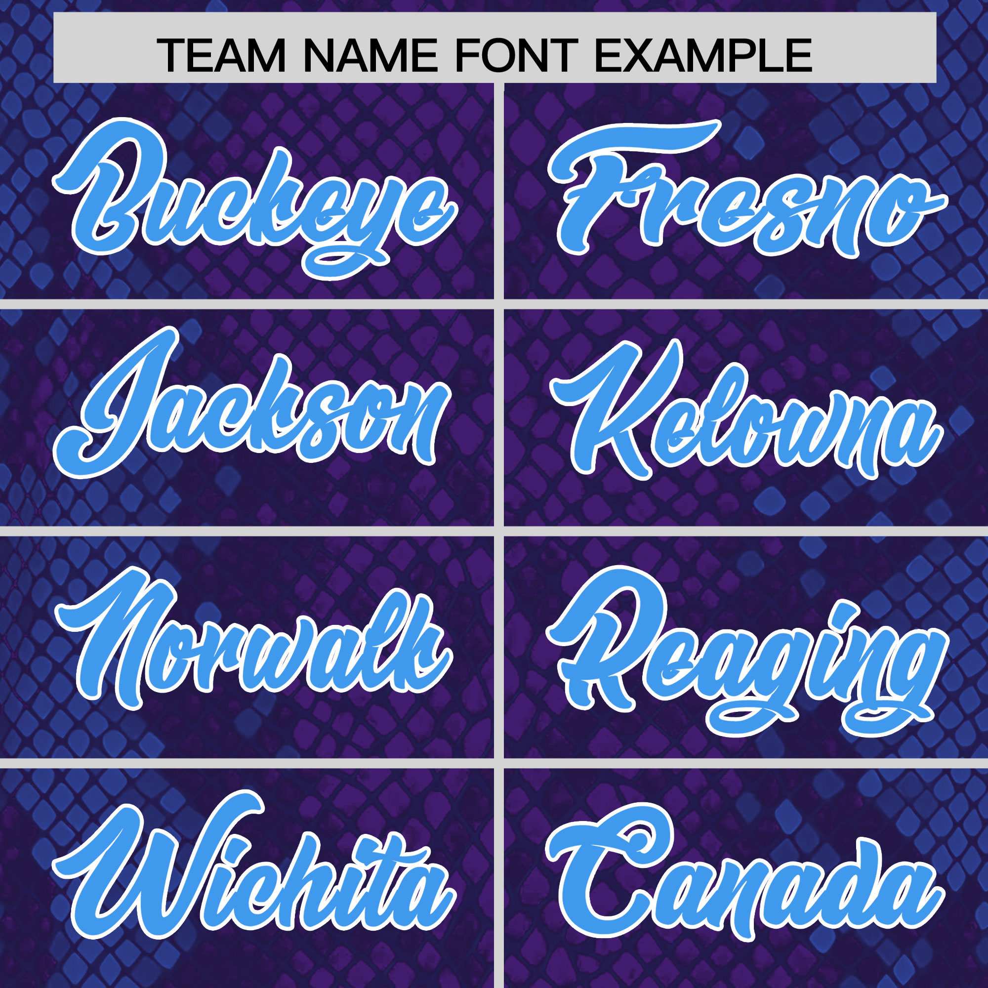 Custom Purple Personalized Snakeskin Graffiti Pattern Authentic Football Jersey