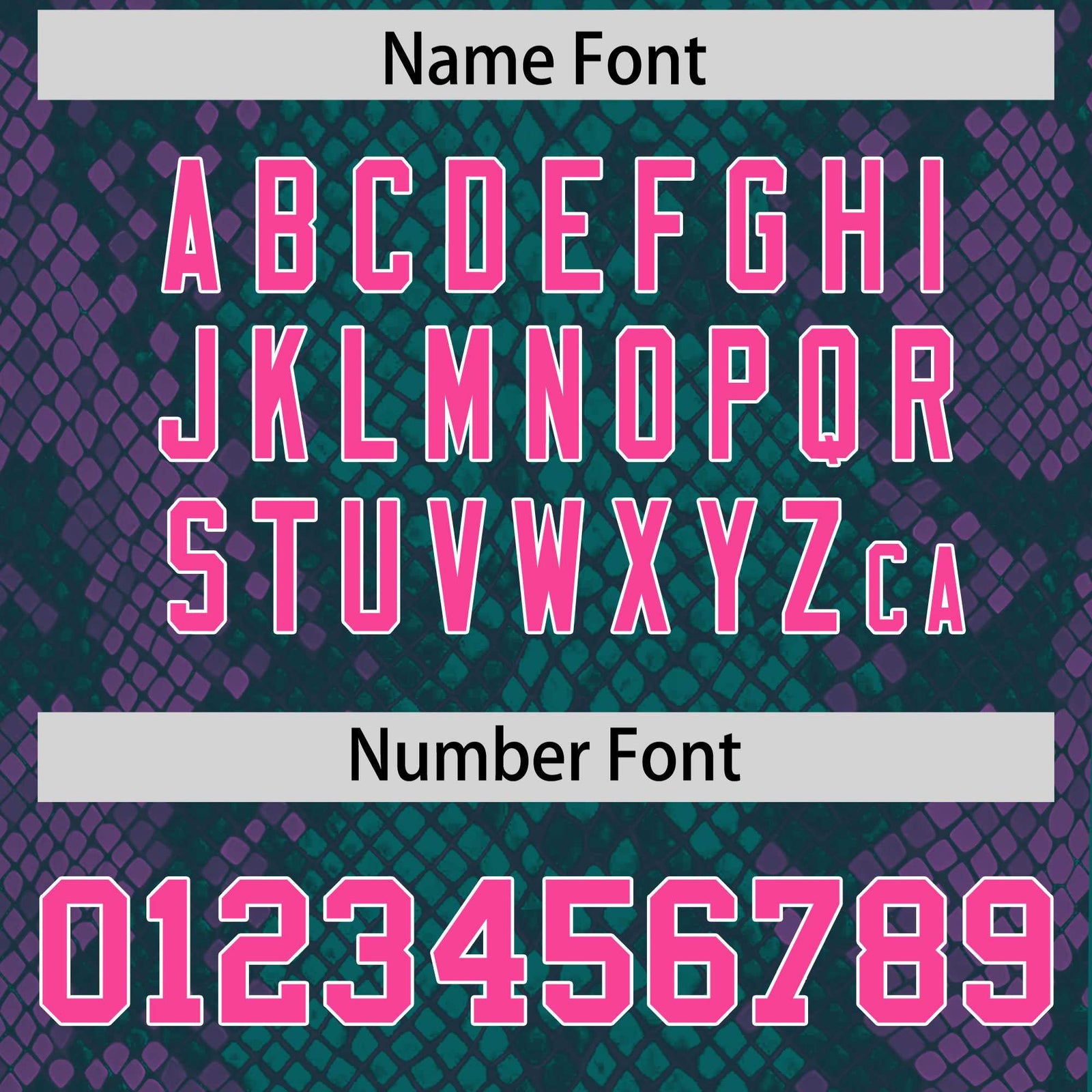 Custom Aqua Personalized Snakeskin Graffiti Pattern Authentic Football Jersey