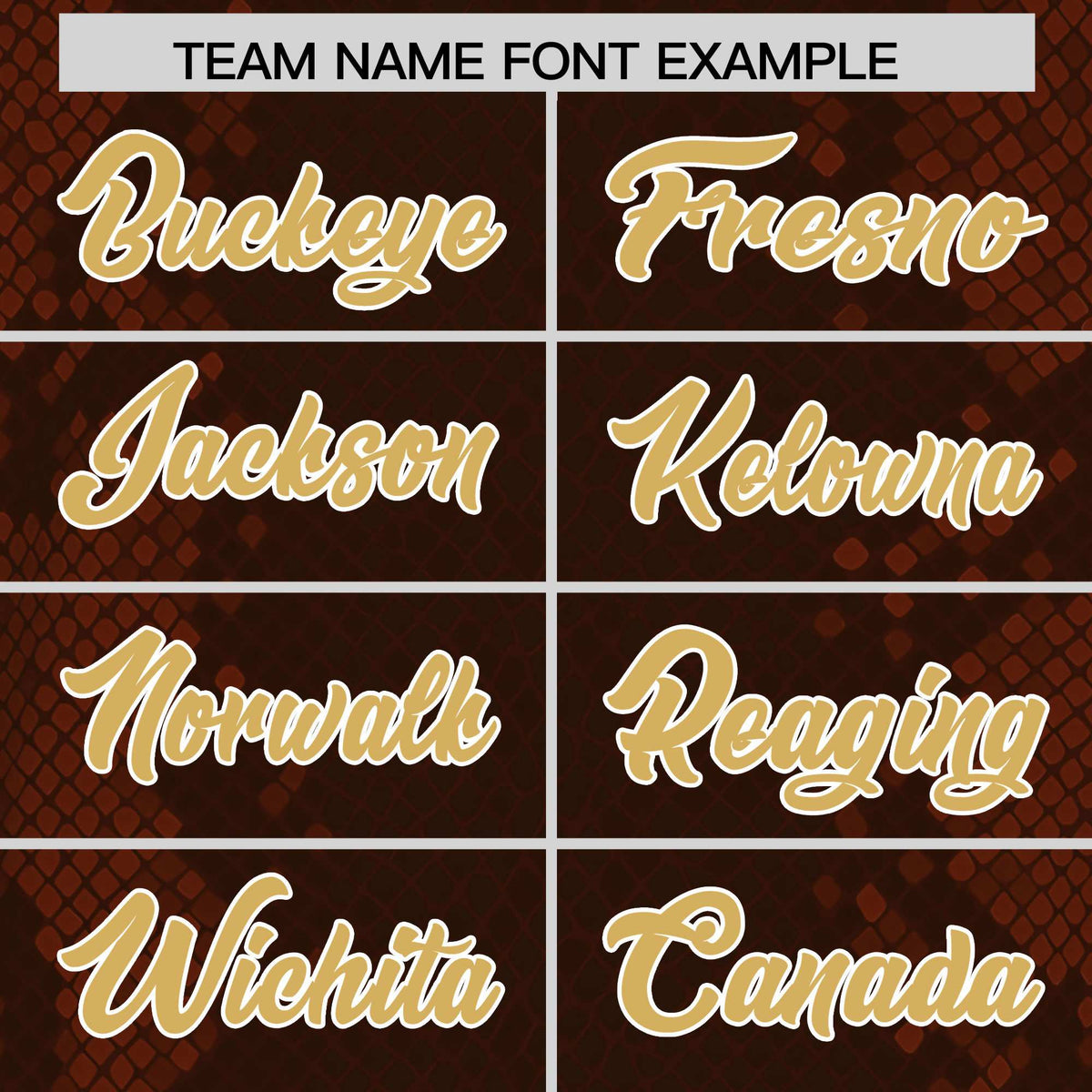 Custom Brown Personalized Snakeskin Graffiti Pattern Authentic Football Jersey