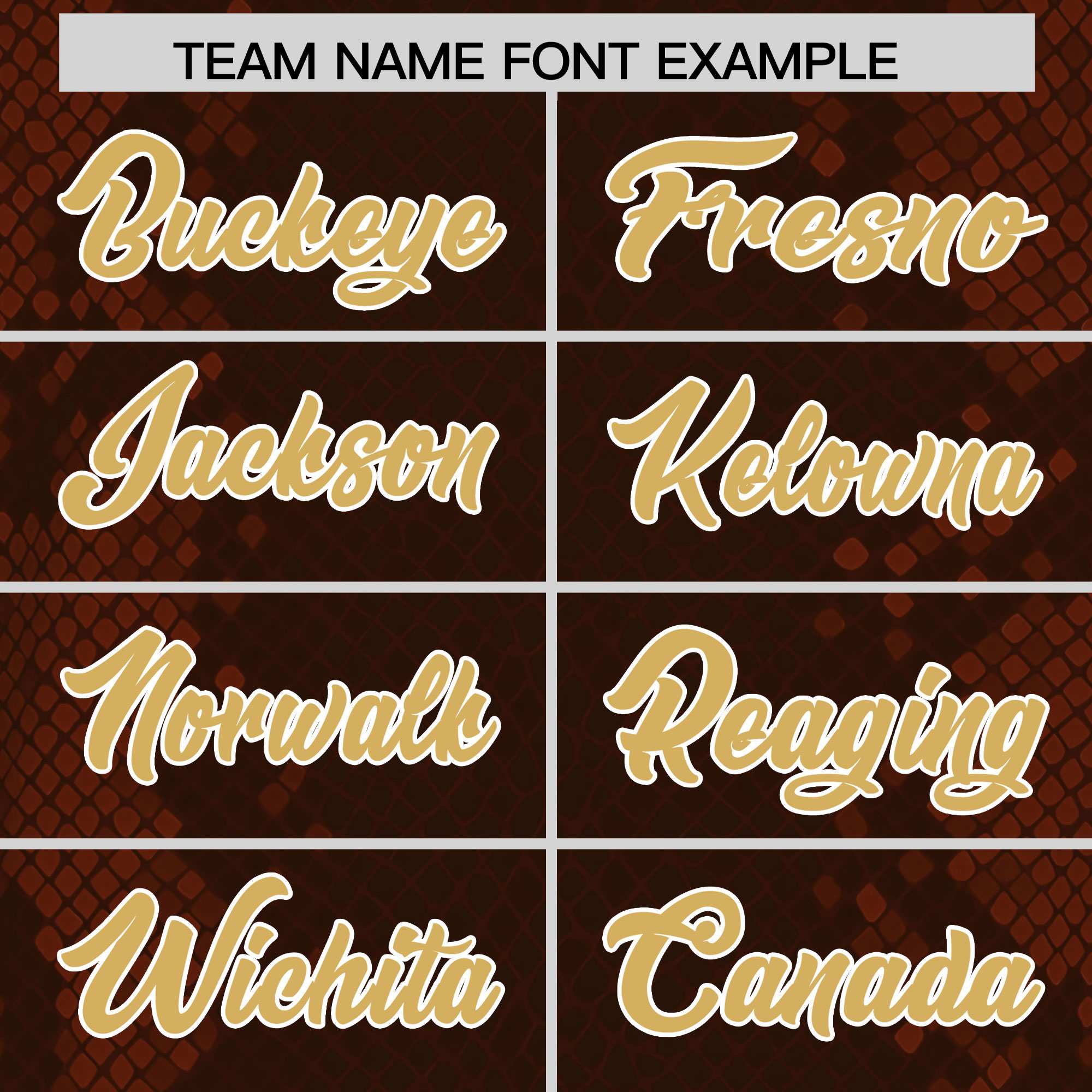 Custom Brown Personalized Snakeskin Graffiti Pattern Authentic Football Jersey