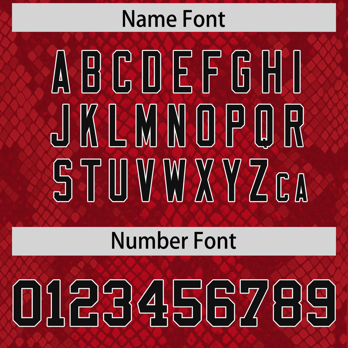 Custom Red Personalized Snakeskin Graffiti Pattern Authentic Football Jersey