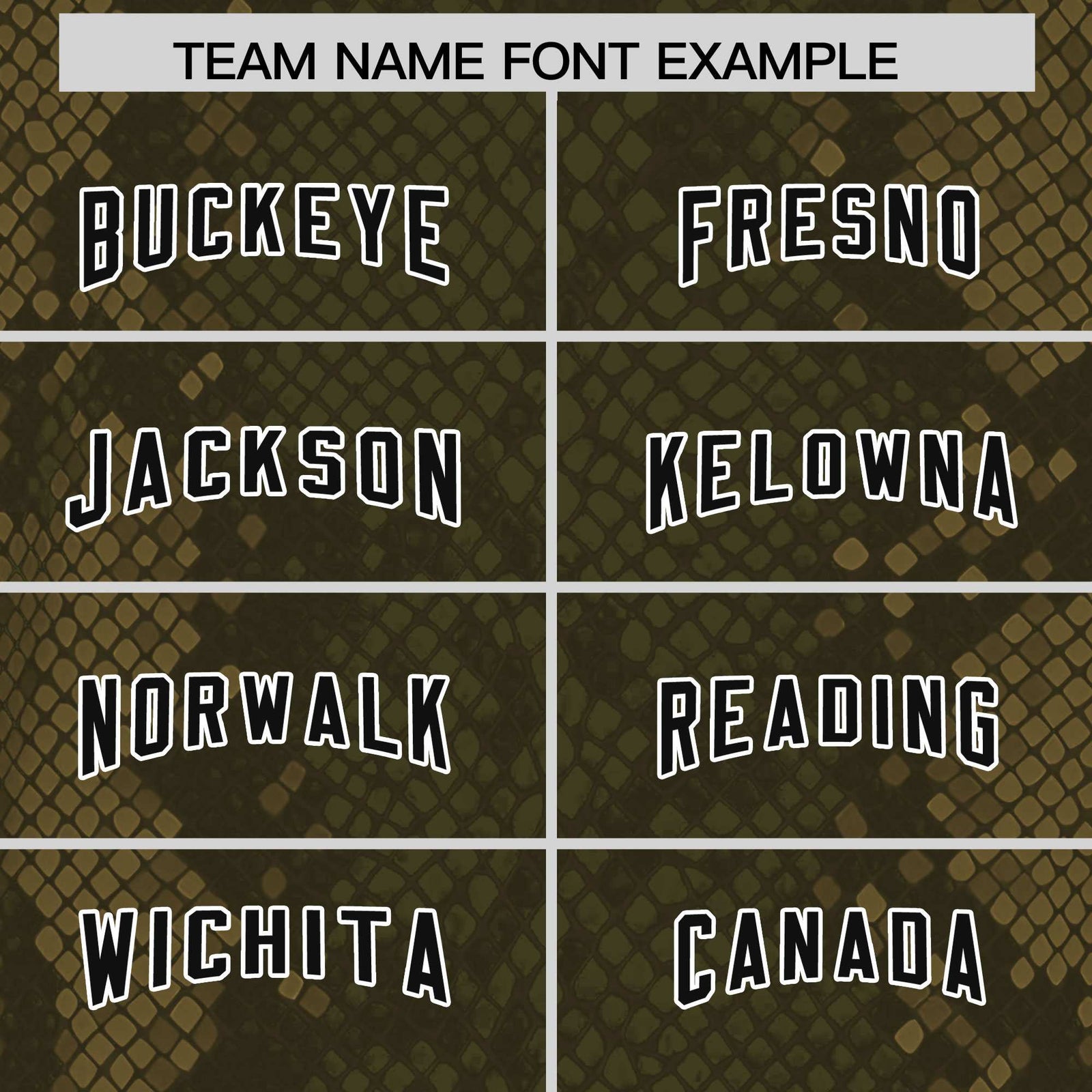 Custom Olive Personalized Snakeskin Graffiti Pattern Authentic Football Jersey