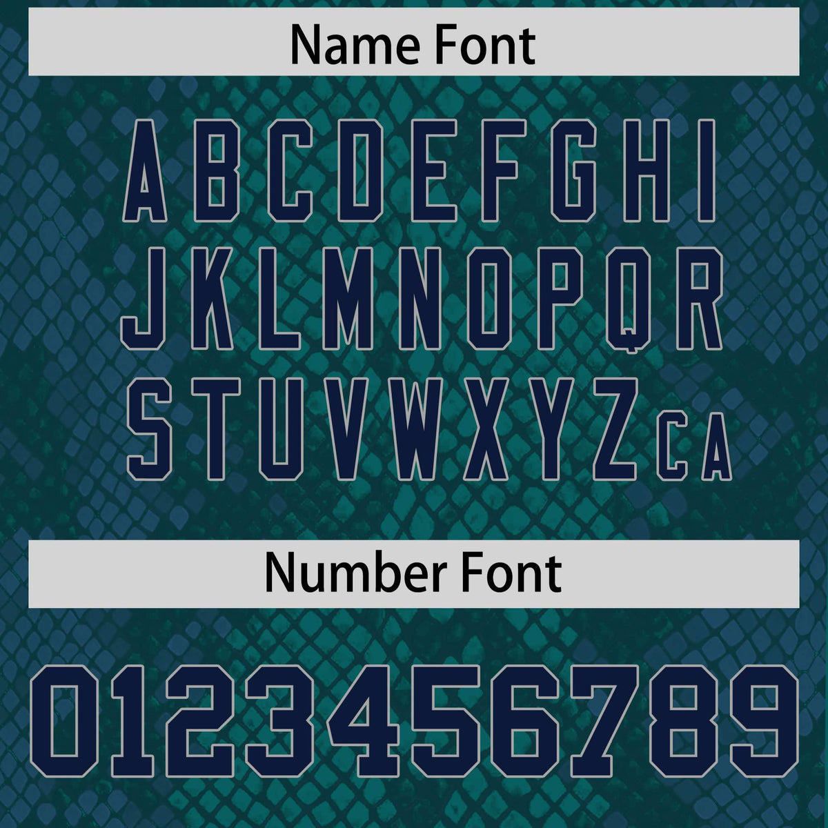 Custom Aqua Personalized Snakeskin Graffiti Pattern Authentic Football Jersey