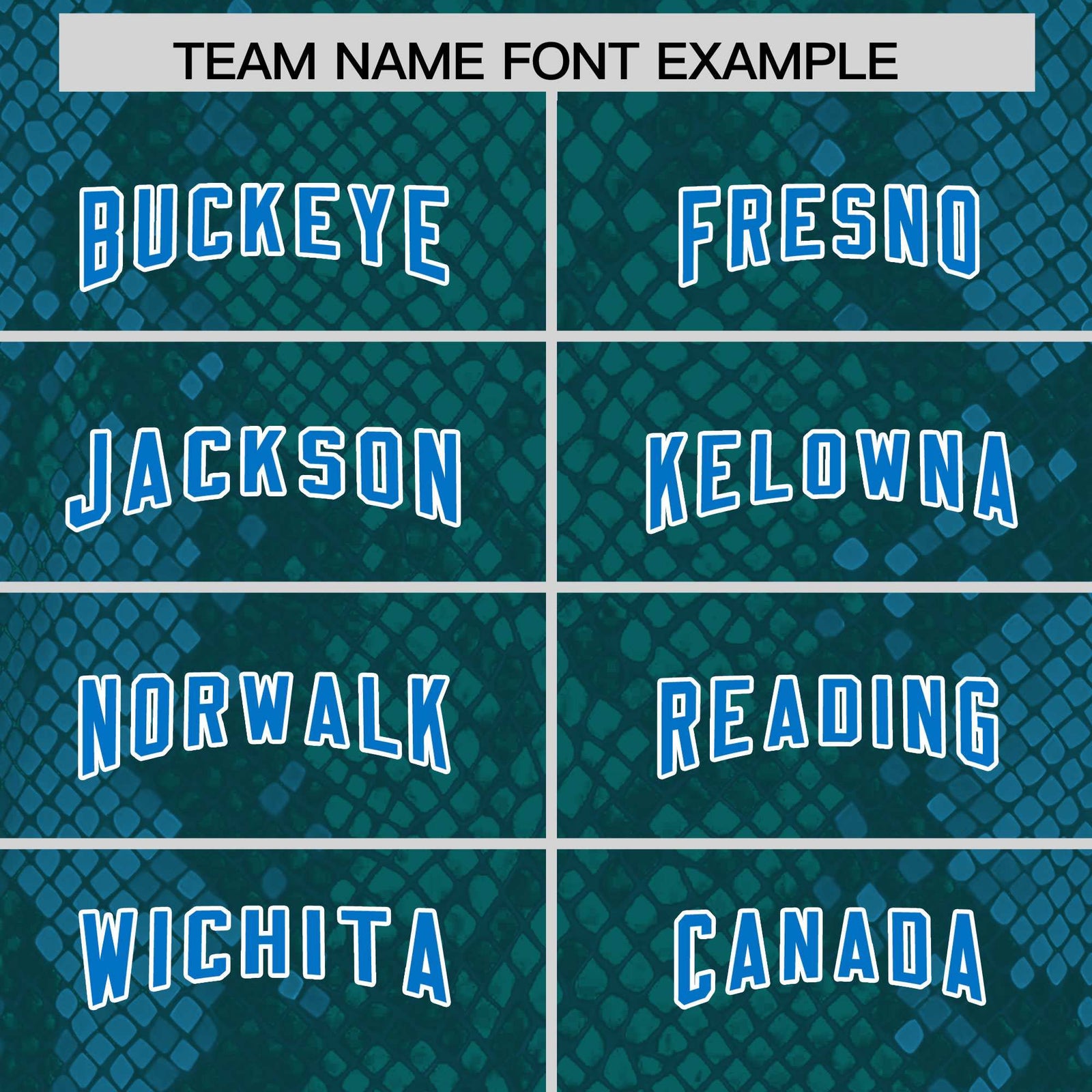 Custom Aqua Personalized Snakeskin Graffiti Pattern Authentic Football Jersey