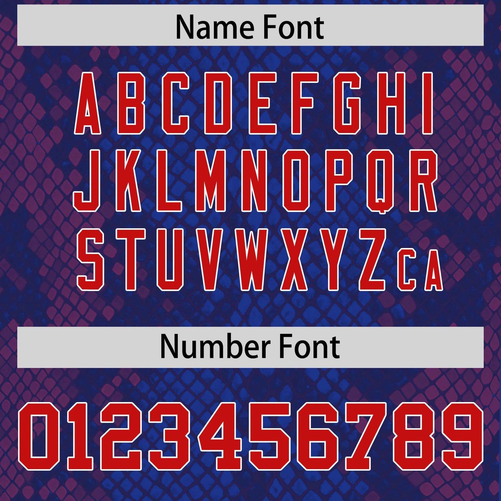 Custom Royal Personalized Snakeskin Graffiti Pattern Authentic Football Jersey