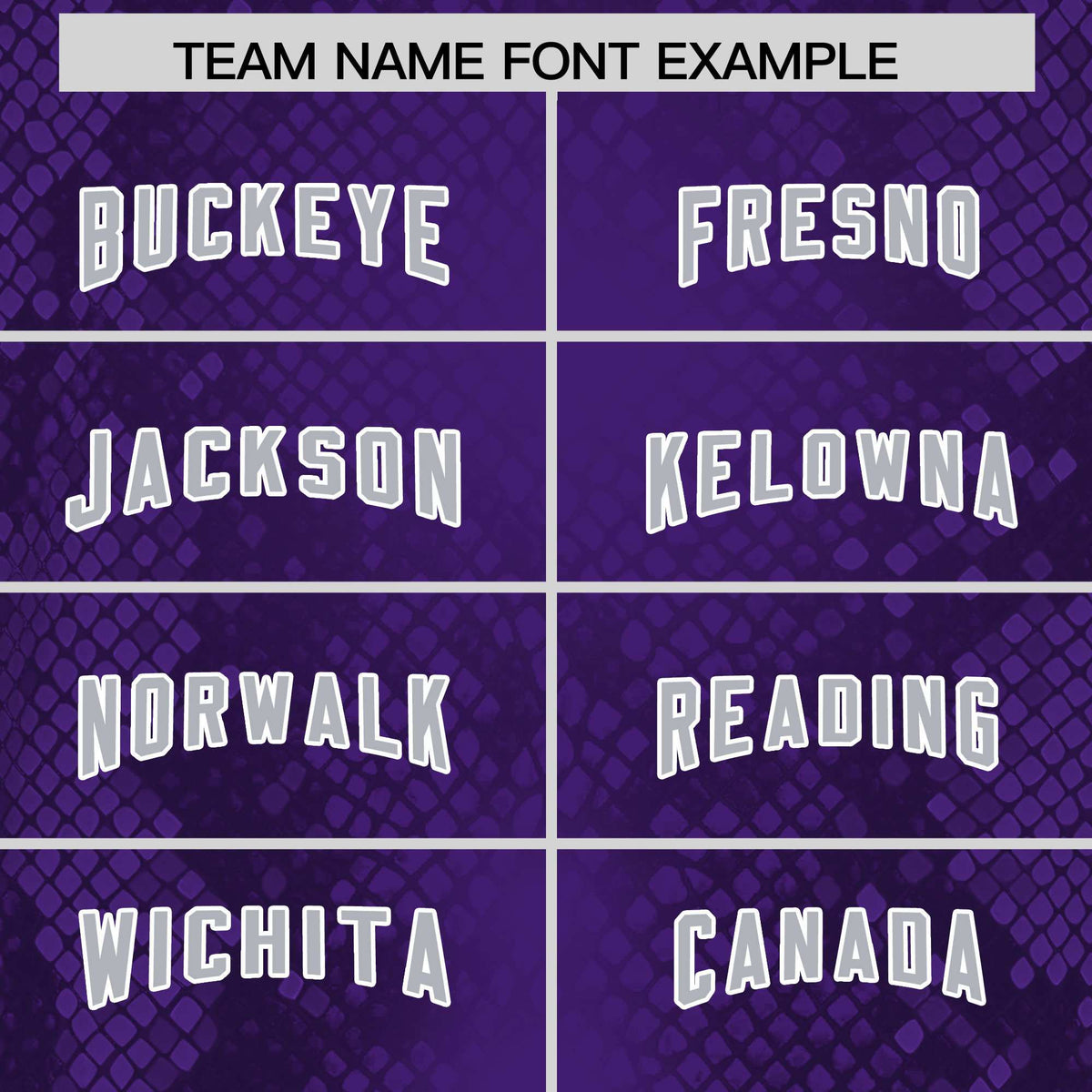 Custom Purple Personalized Snakeskin Graffiti Pattern Authentic Football Jersey