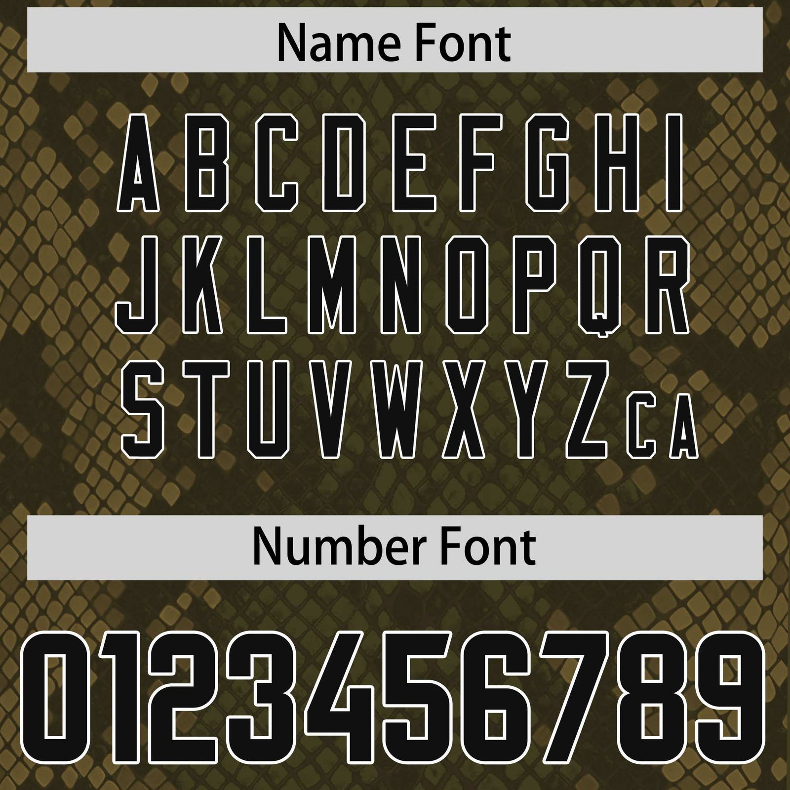 Custom Olive Personalized Snakeskin Graffiti Pattern Authentic Football Jersey