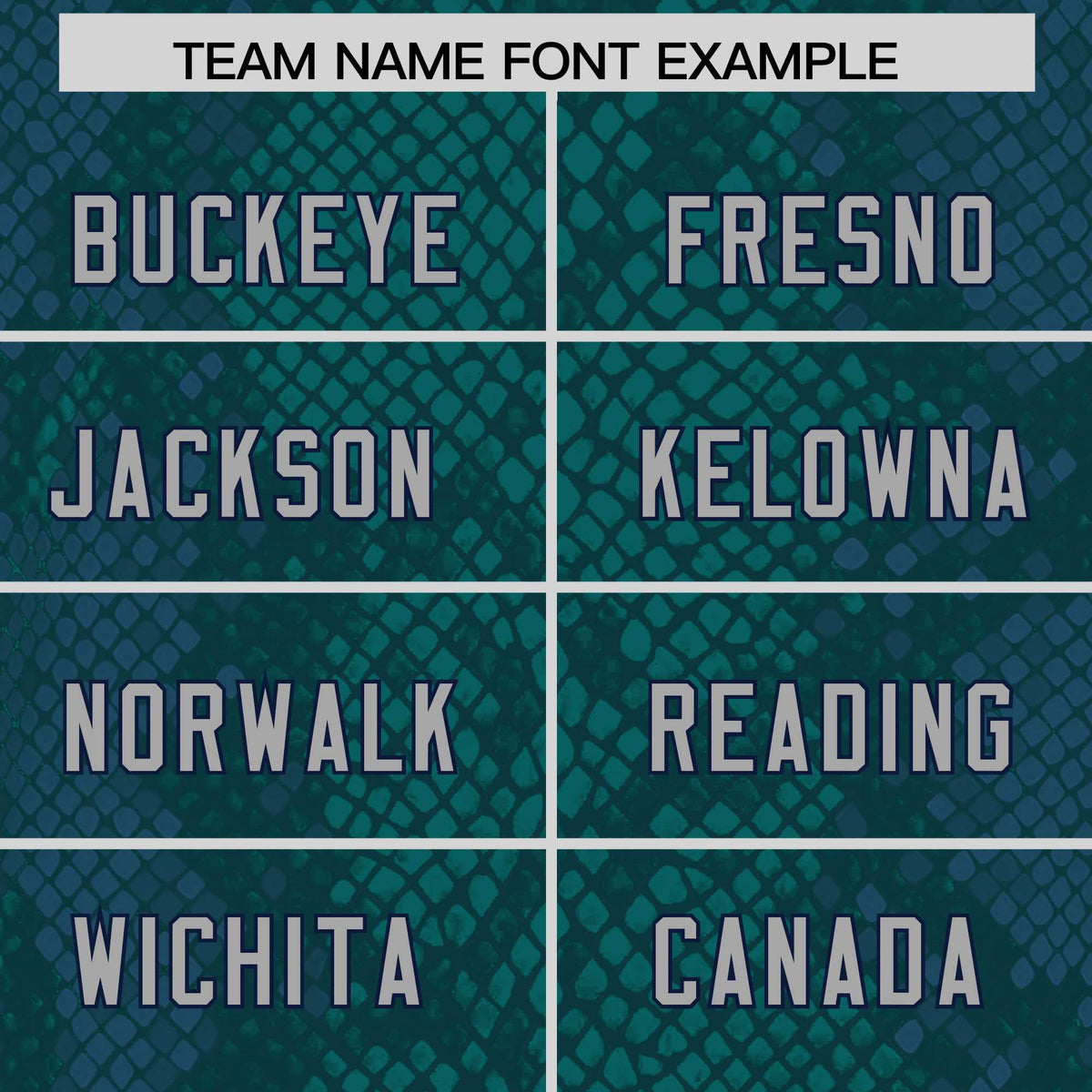 Custom Aqua Personalized Snakeskin Graffiti Pattern Authentic Football Jersey