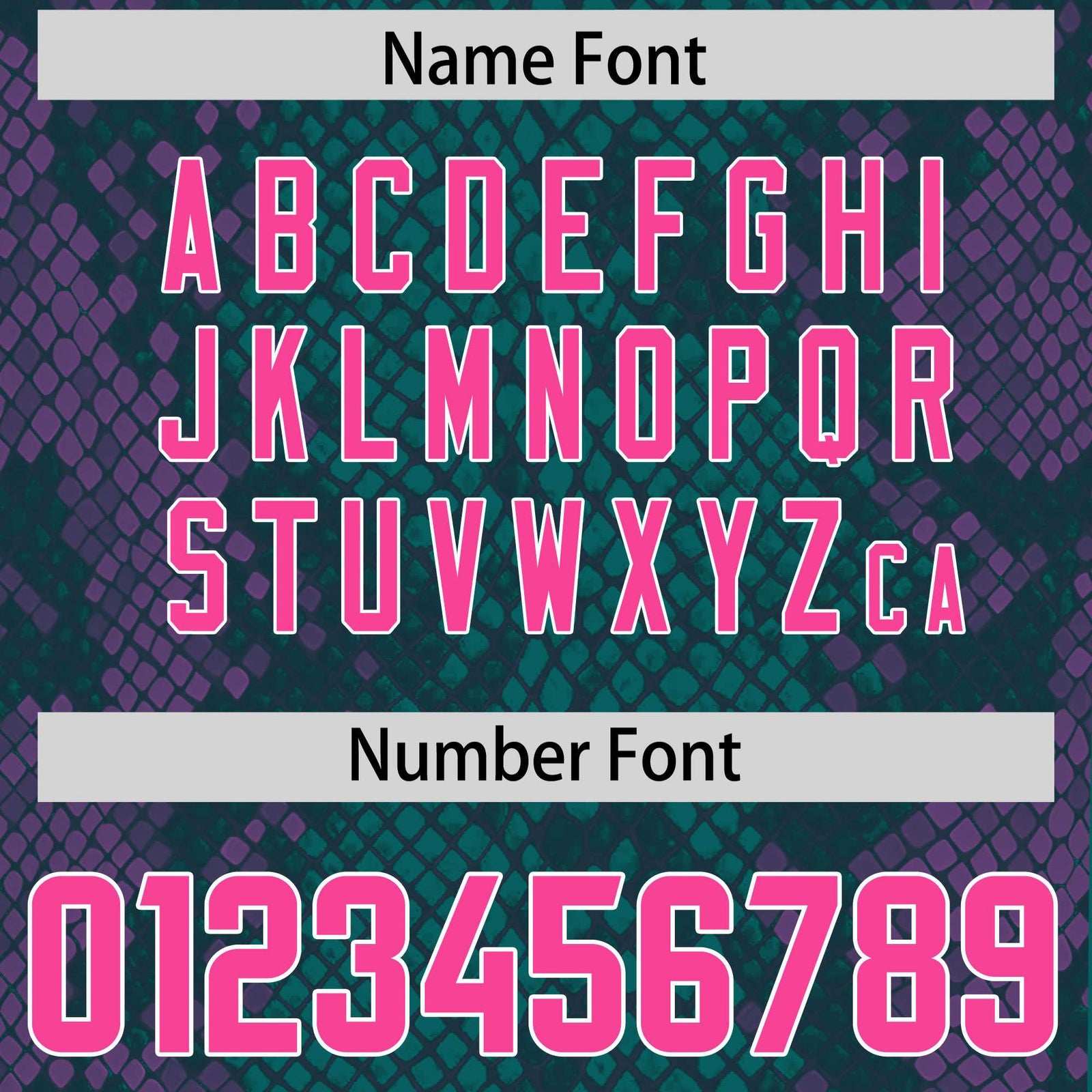 Custom Aqua Personalized Snakeskin Graffiti Pattern Authentic Football Jersey