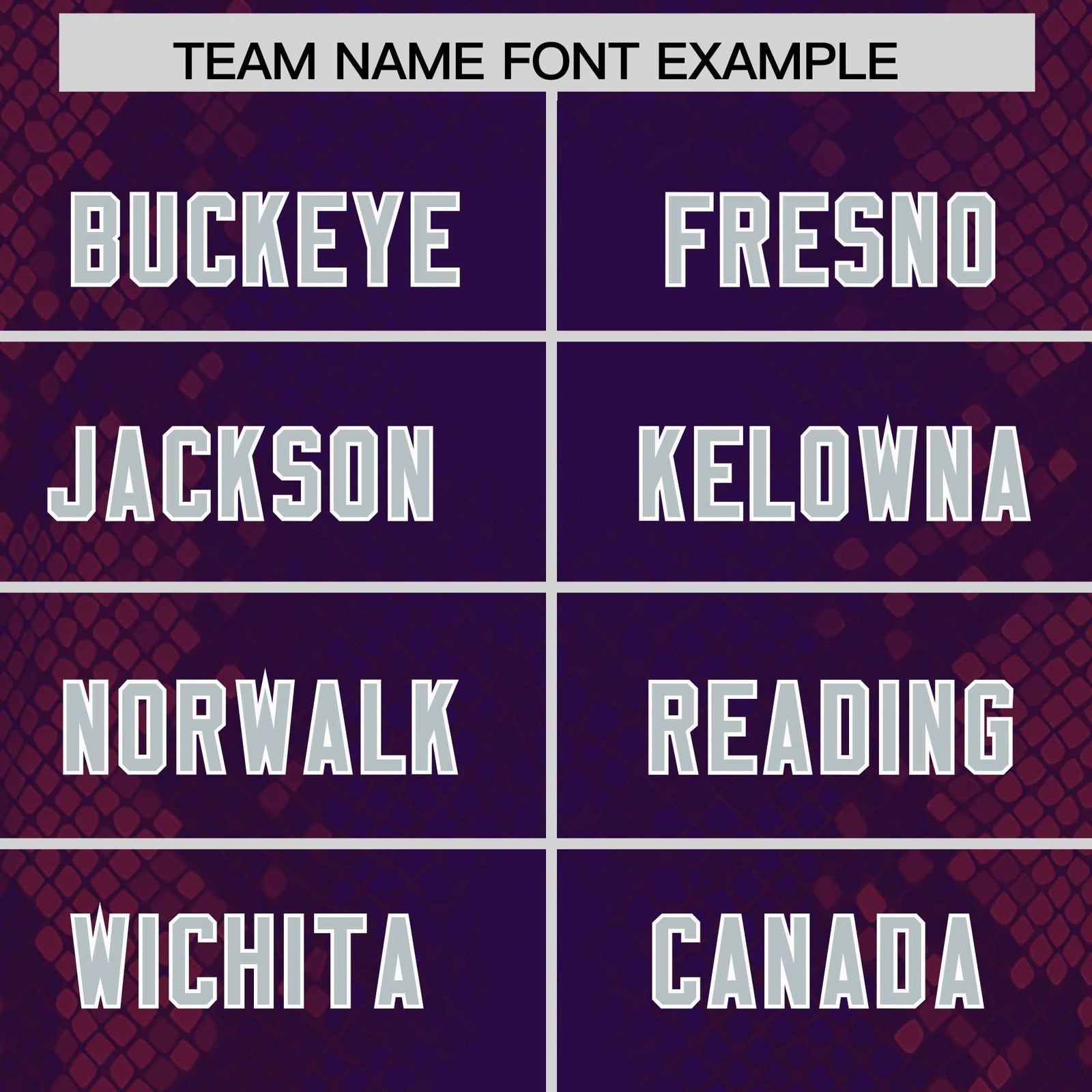 Custom Purple Personalized Snakeskin Graffiti Pattern Authentic Football Jersey