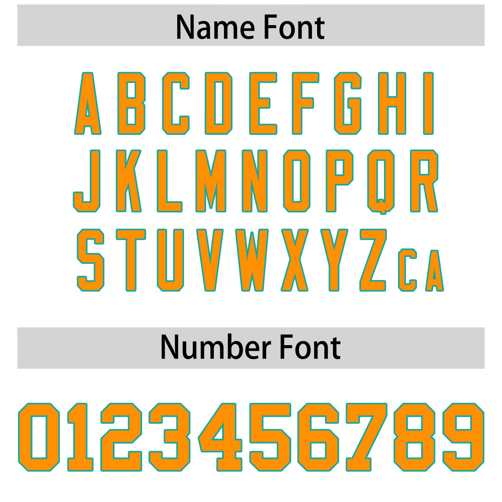 Custom Flag Football Jersey | White Gold Orange Color Block For Youth & Men | Add Name, Number & Logo | KXKSHOP