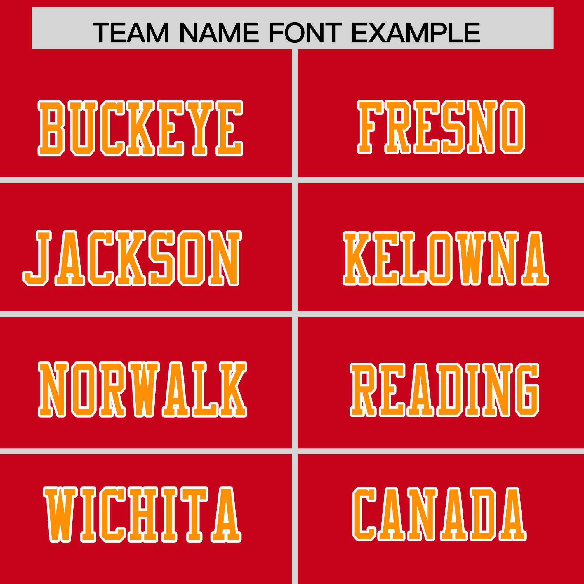 Custom Flag Football Jersey | Red Orange Color Block For Youth & Men | Add Name, Number & Logo | KXKSHOP