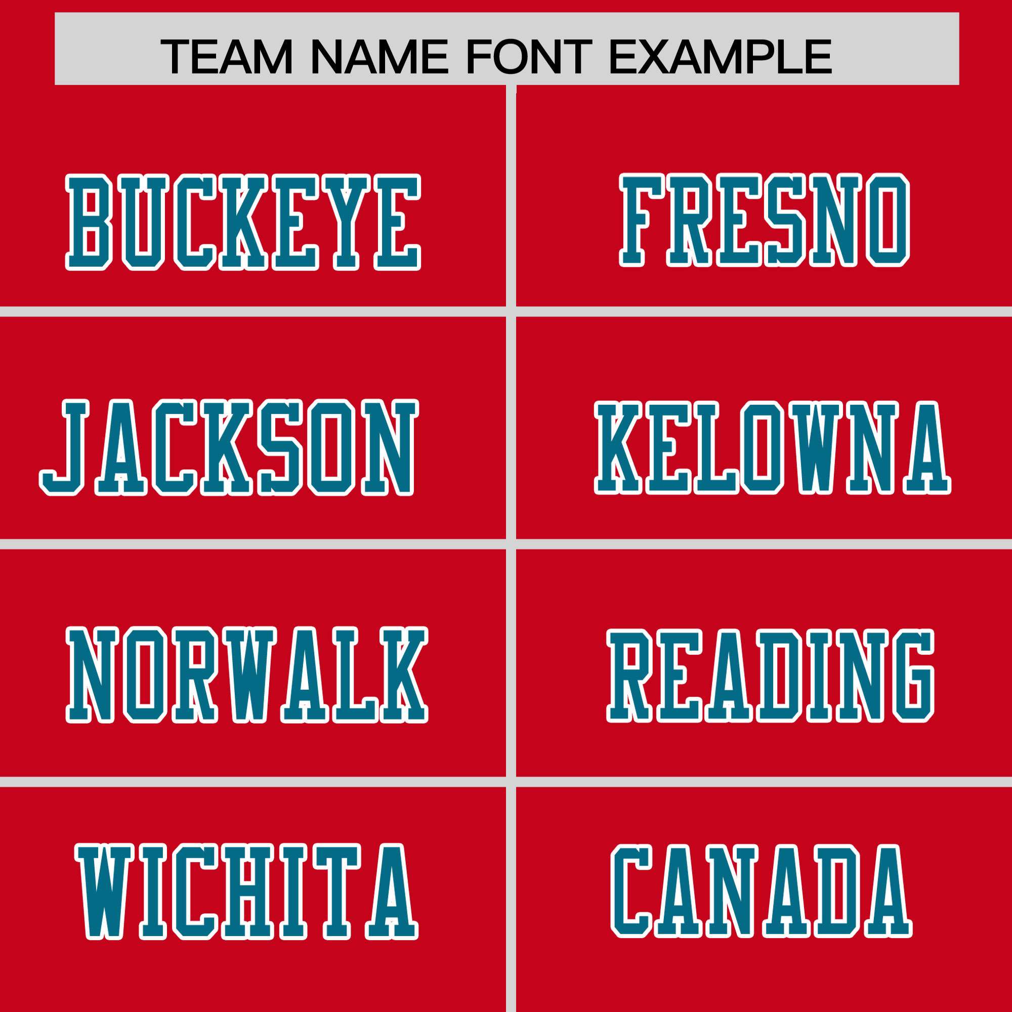 Custom Flag Football Jersey | Red Aqua Color Block For Youth & Men | Add Name, Number & Logo | KXKSHOP