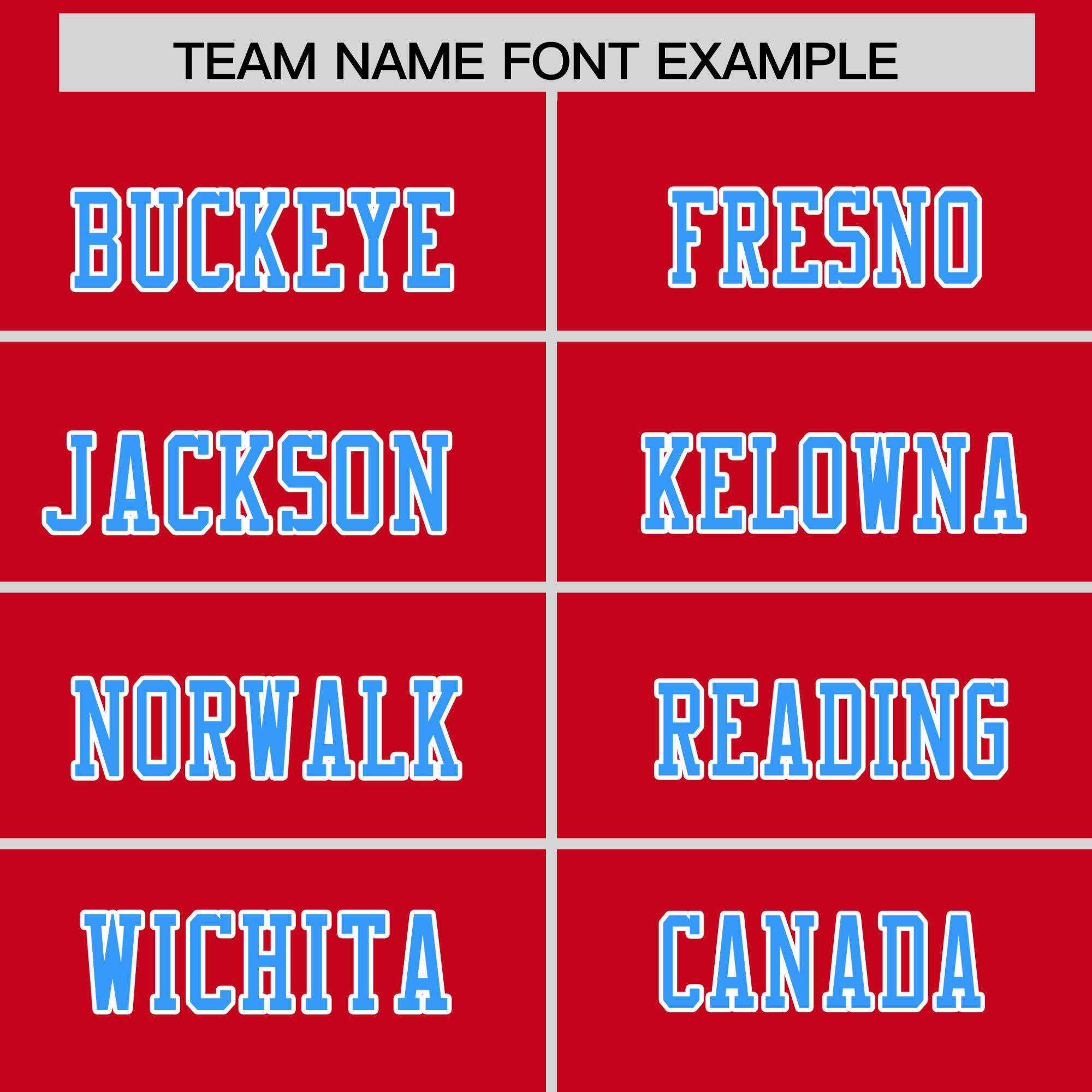 Custom Flag Football Jersey | Red Light Blue Color Block For Youth & Men | Add Name, Number & Logo | KXKSHOP