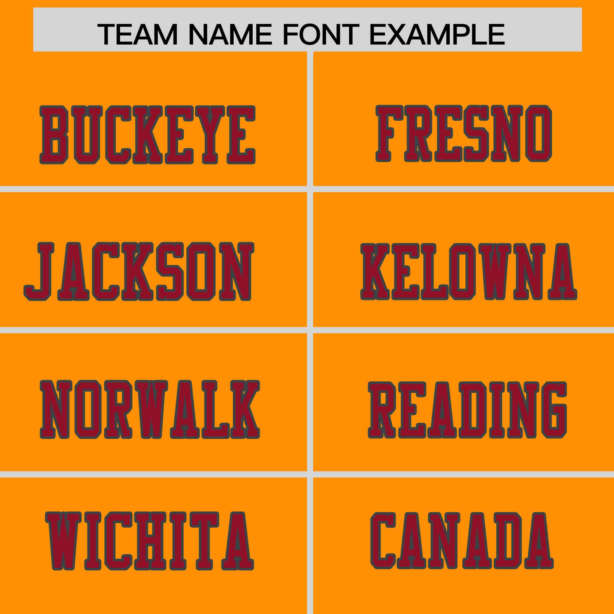 Custom Flag Football Jersey | Gold Orange Cardinal Color Block For Youth & Men | Add Name, Number & Logo | KXKSHOP