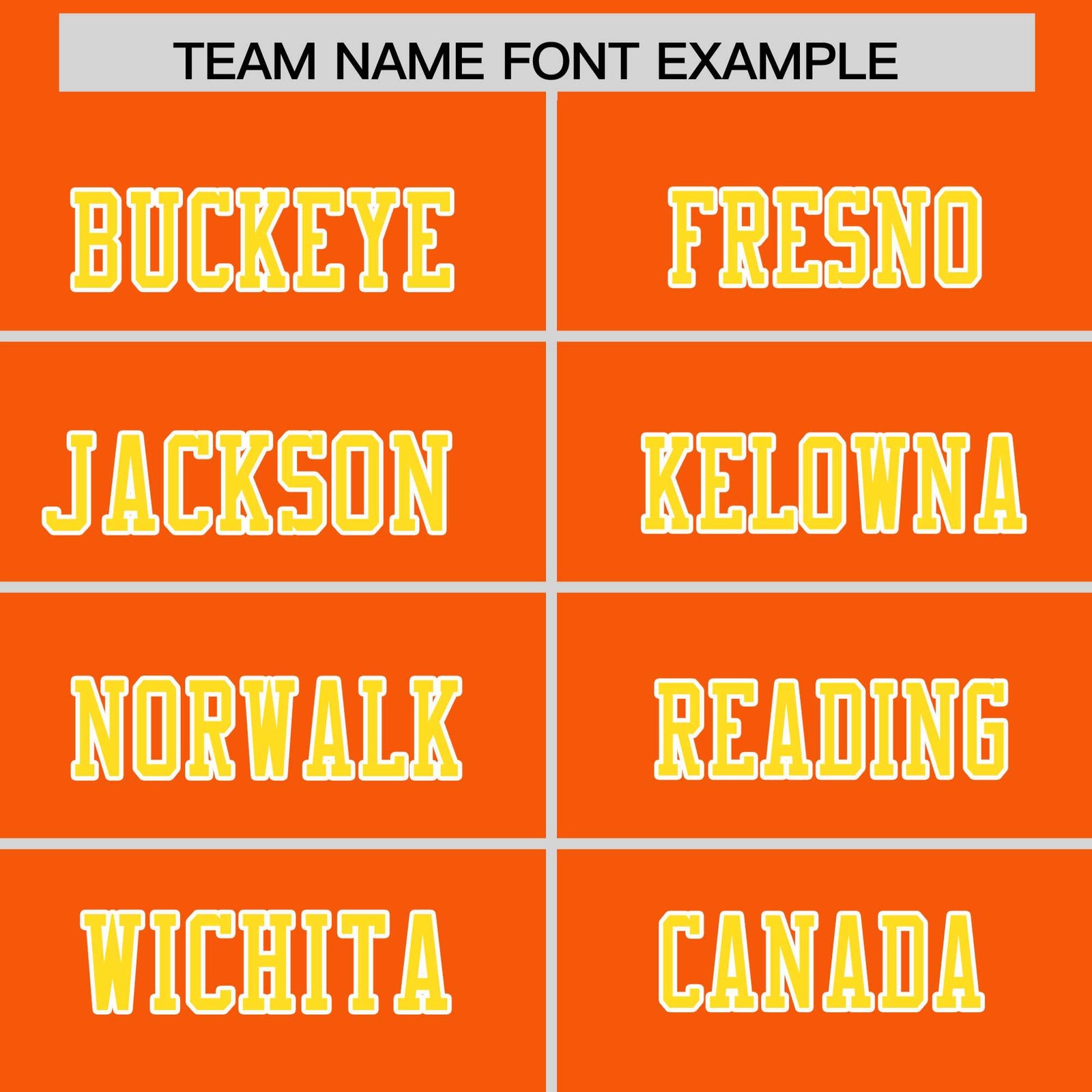 Custom Flag Football Jersey | Orange Gold Color Block For Youth & Men | Add Name, Number & Logo | KXKSHOP