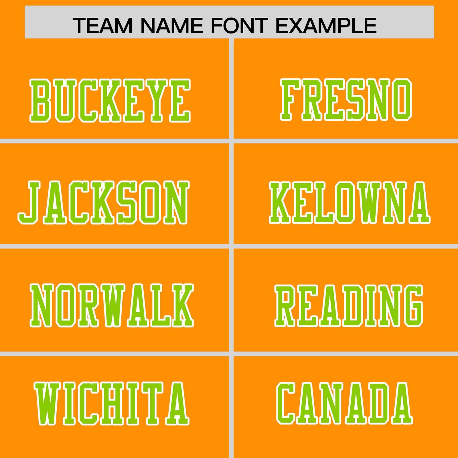 Custom Flag Football Jersey | Gold Orange Neon Green Color Block For Youth & Men | Add Name, Number & Logo | KXKSHOP