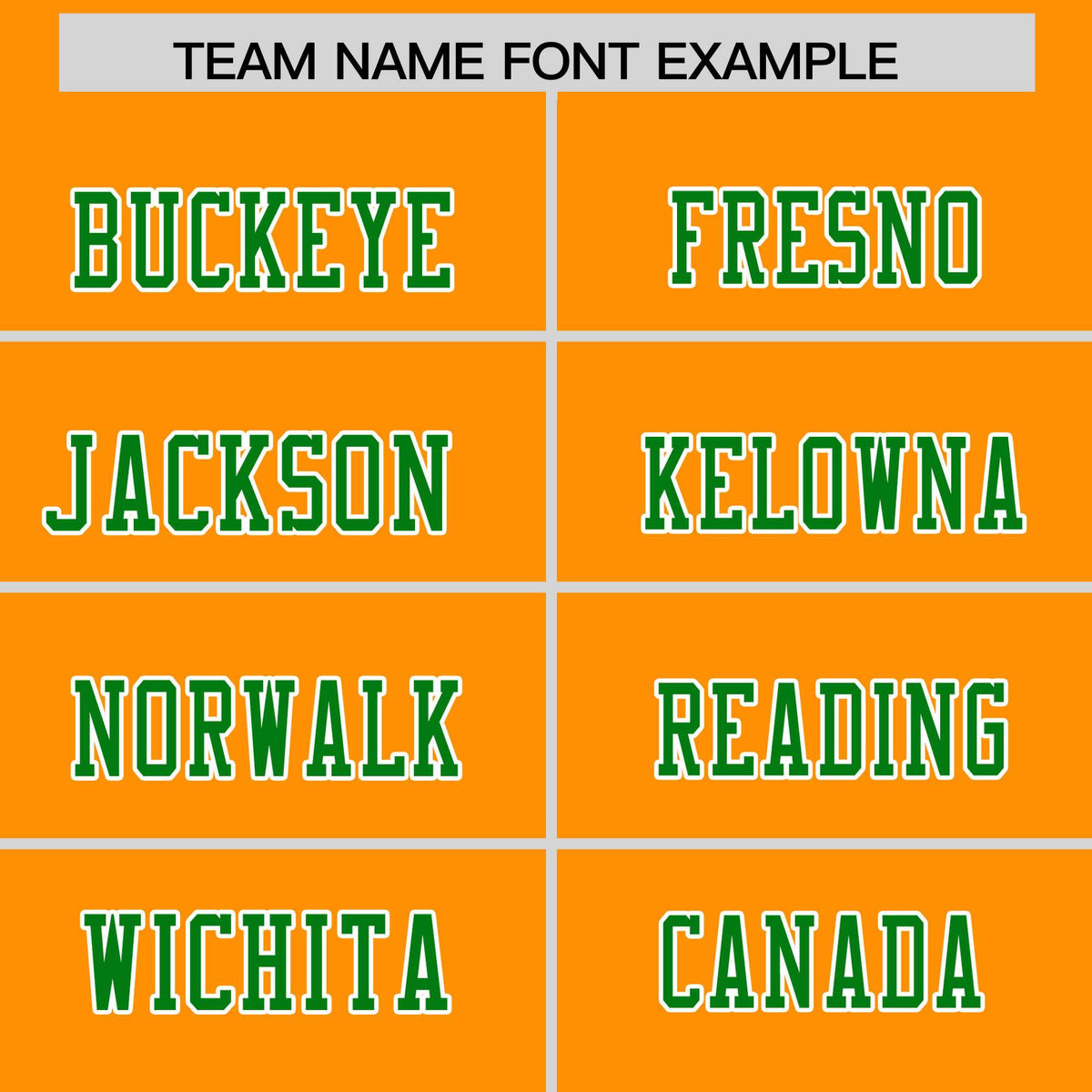 Custom Flag Football Jersey | Gold Orange Kelly Green Color Block For Youth &amp; Men | Add Name, Number &amp; Logo | KXKSHOP