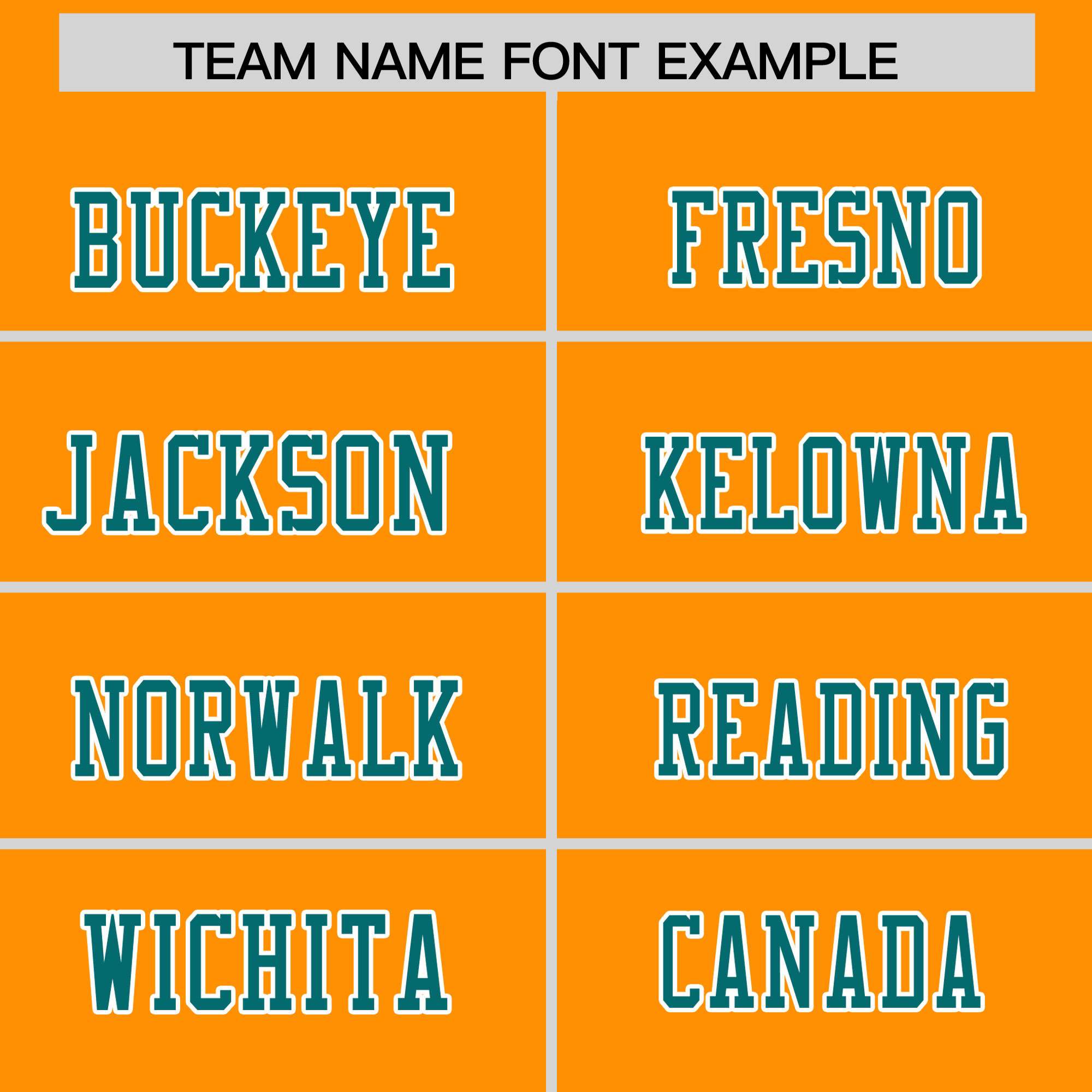 Custom Flag Football Jersey | Gold Orange Aqua Color Block For Youth & Men | Add Name, Number & Logo | KXKSHOP