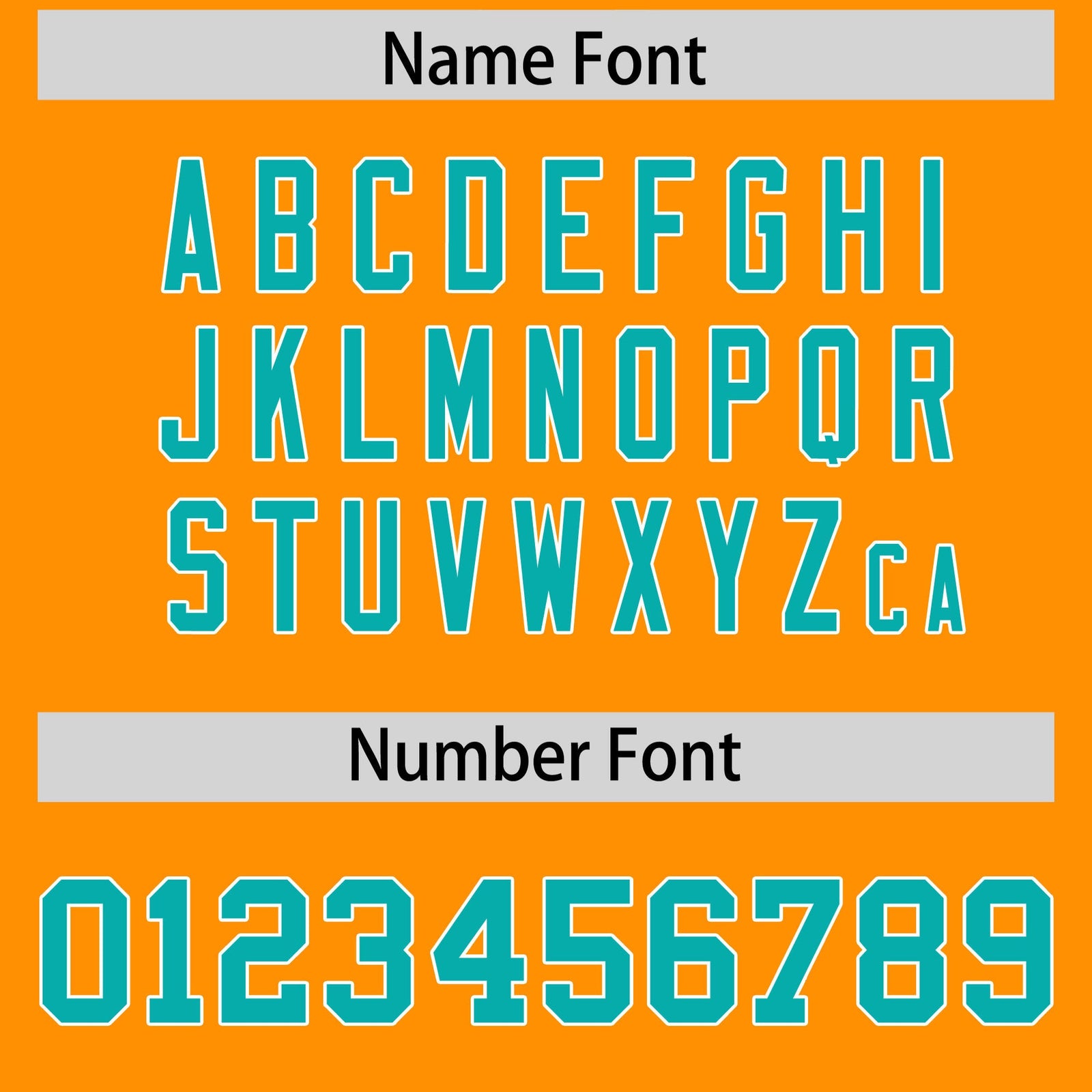 Custom Flag Football Jersey | Gold Orange Bright Green Color Block For Youth & Men | Add Name, Number & Logo | KXKSHOP