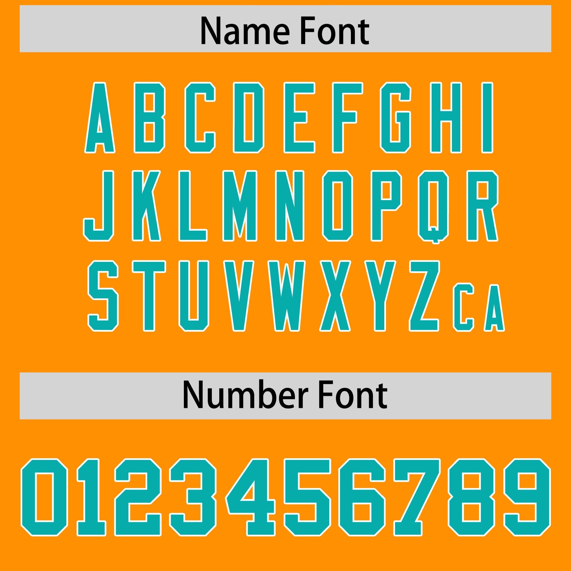 Custom Flag Football Jersey | Gold Orange Bright Green Color Block For Youth & Men | Add Name, Number & Logo | KXKSHOP