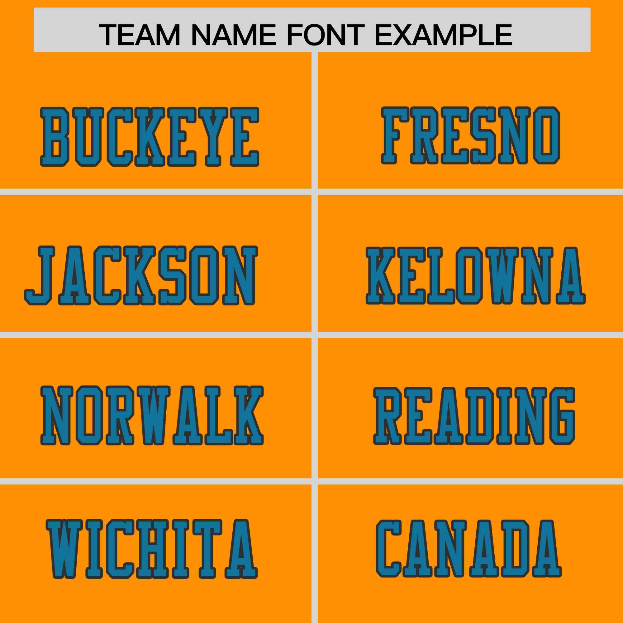 Custom Flag Football Jersey | Gold Orange Aqua Color Block For Youth & Men | Add Name, Number & Logo | KXKSHOP