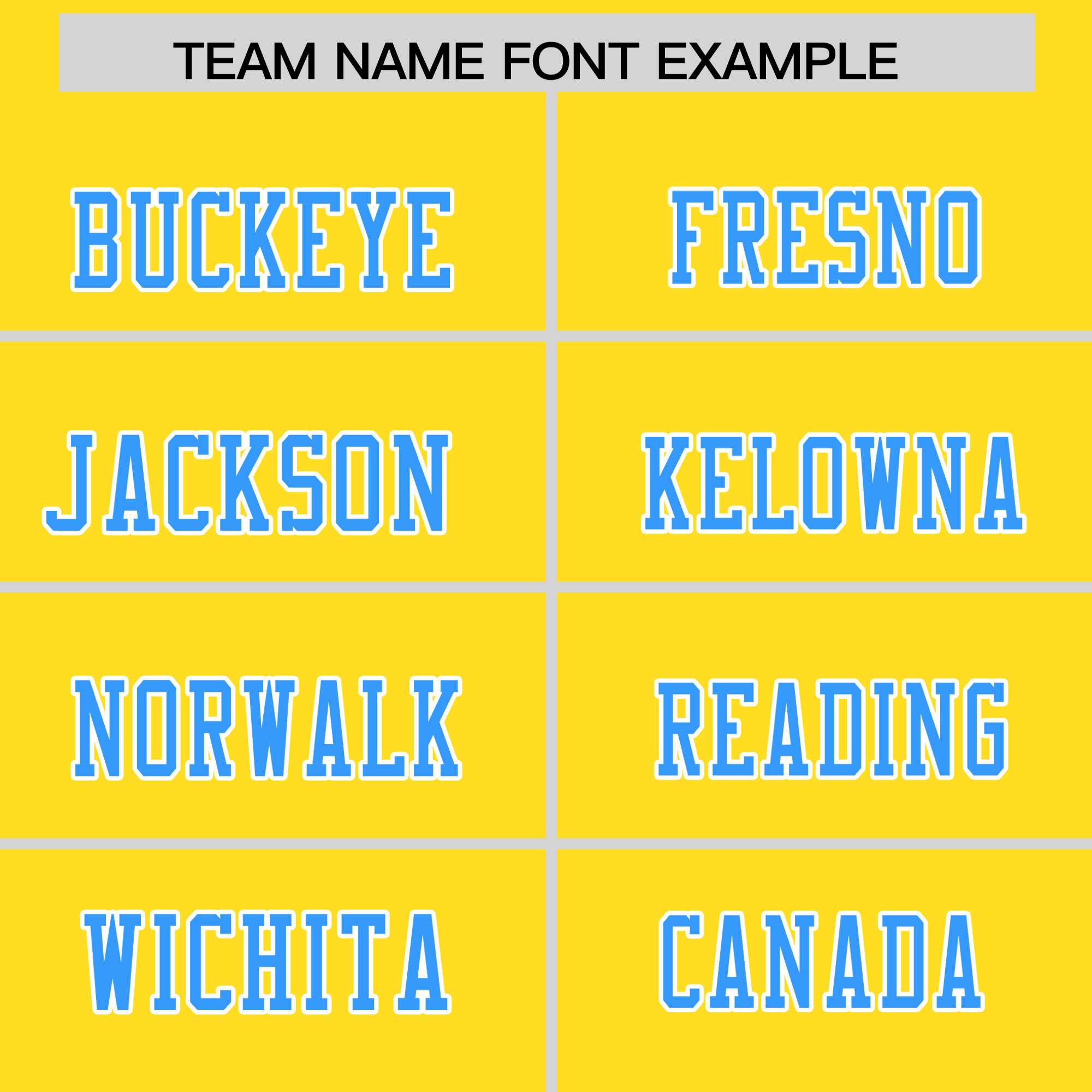Custom Flag Football Jersey | Gold Powder Blue Color Block For Youth & Men | Add Name, Number & Logo | KXKSHOP