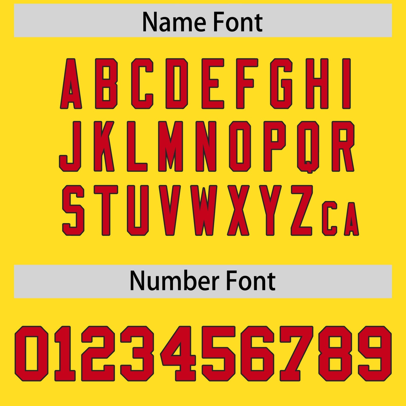 Custom Flag Football Jersey | Gold Red Color Block For Youth & Men | Add Name, Number & Logo | KXKSHOP