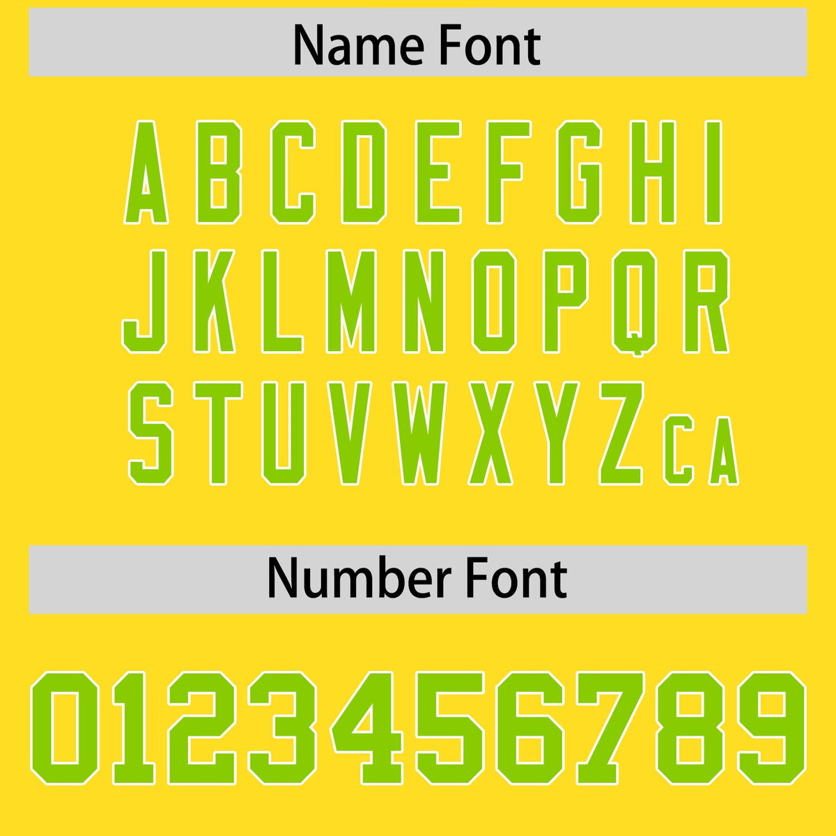 Custom Flag Football Jersey | Gold Neon Green Color Block For Youth &amp; Men | Add Name, Number &amp; Logo | KXKSHOP