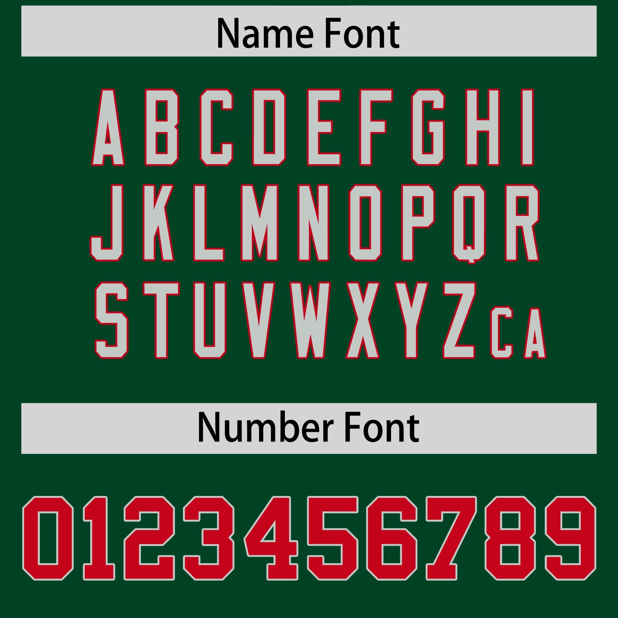 Custom Flag Football Jersey | Green Red Color Block For Youth & Men | Add Name, Number & Logo | KXKSHOP