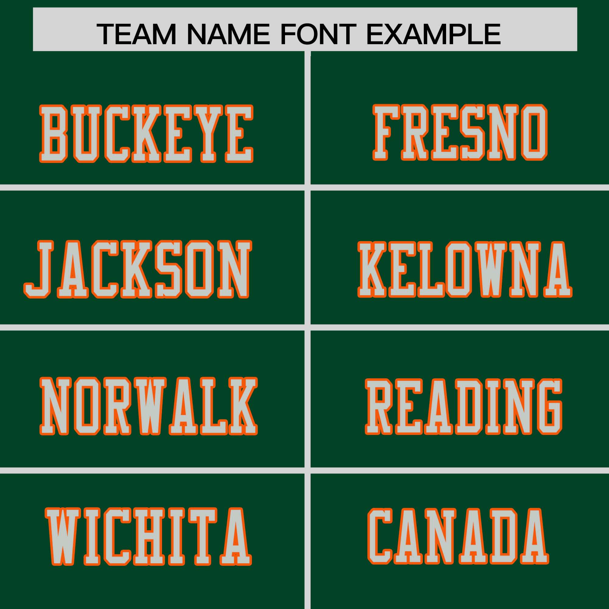 Custom Flag Football Jersey | Green Orange Color Block For Youth & Men | Add Name, Number & Logo | KXKSHOP
