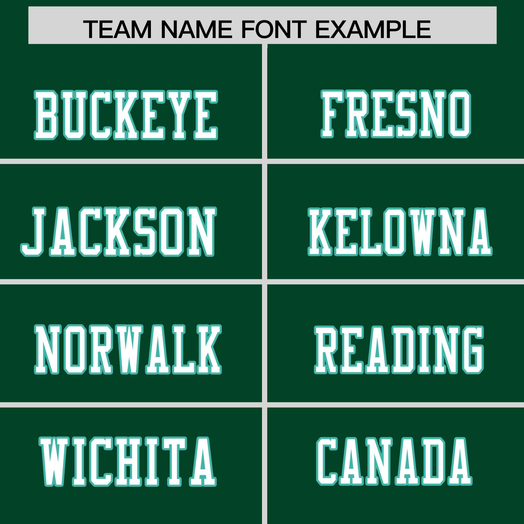 Custom Flag Football Jersey | Green Aqua Color Block For Youth & Men | Add Name, Number & Logo | KXKSHOP