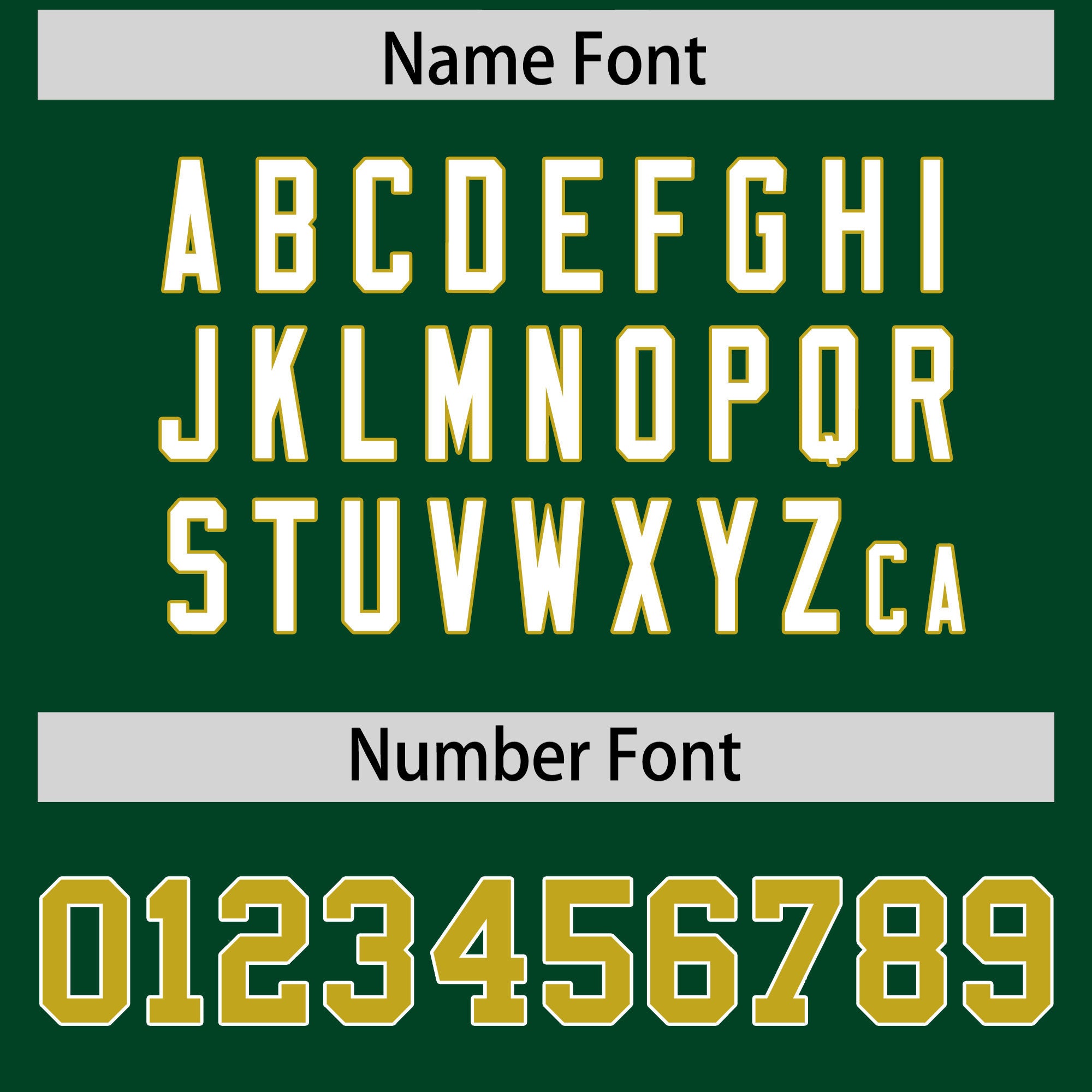 Custom Green Old Gold Personalized Shoulder Cut Two-Tone Authentic Football Jersey
