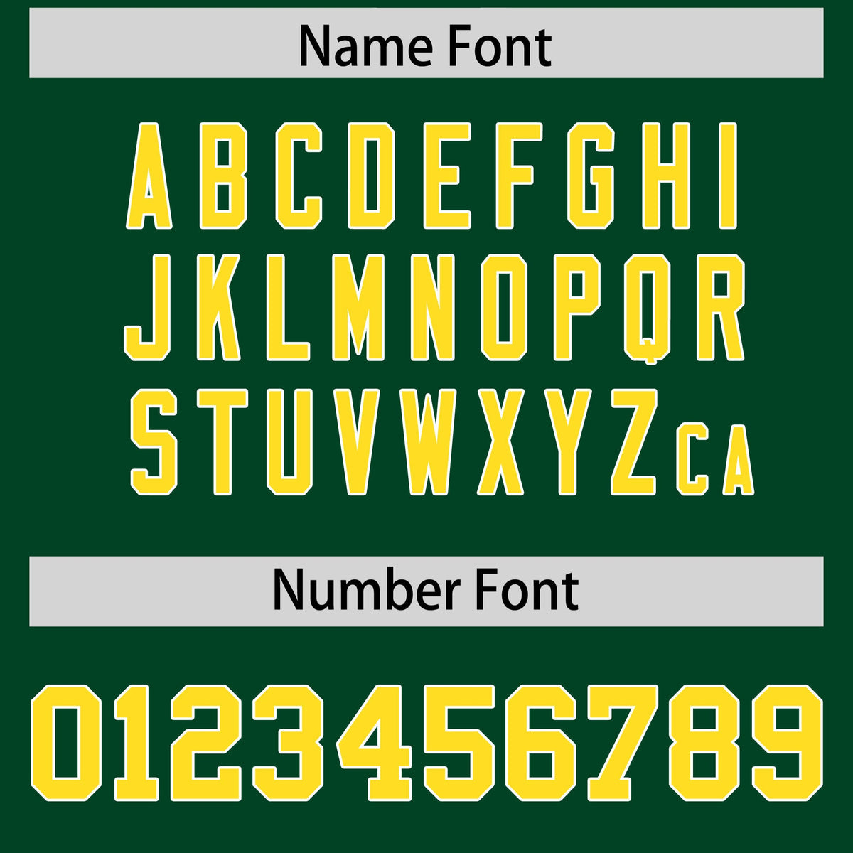 Custom Flag Football Jersey | Green Gold Color Block For Youth &amp; Men | Add Name, Number &amp; Logo | KXKSHOP