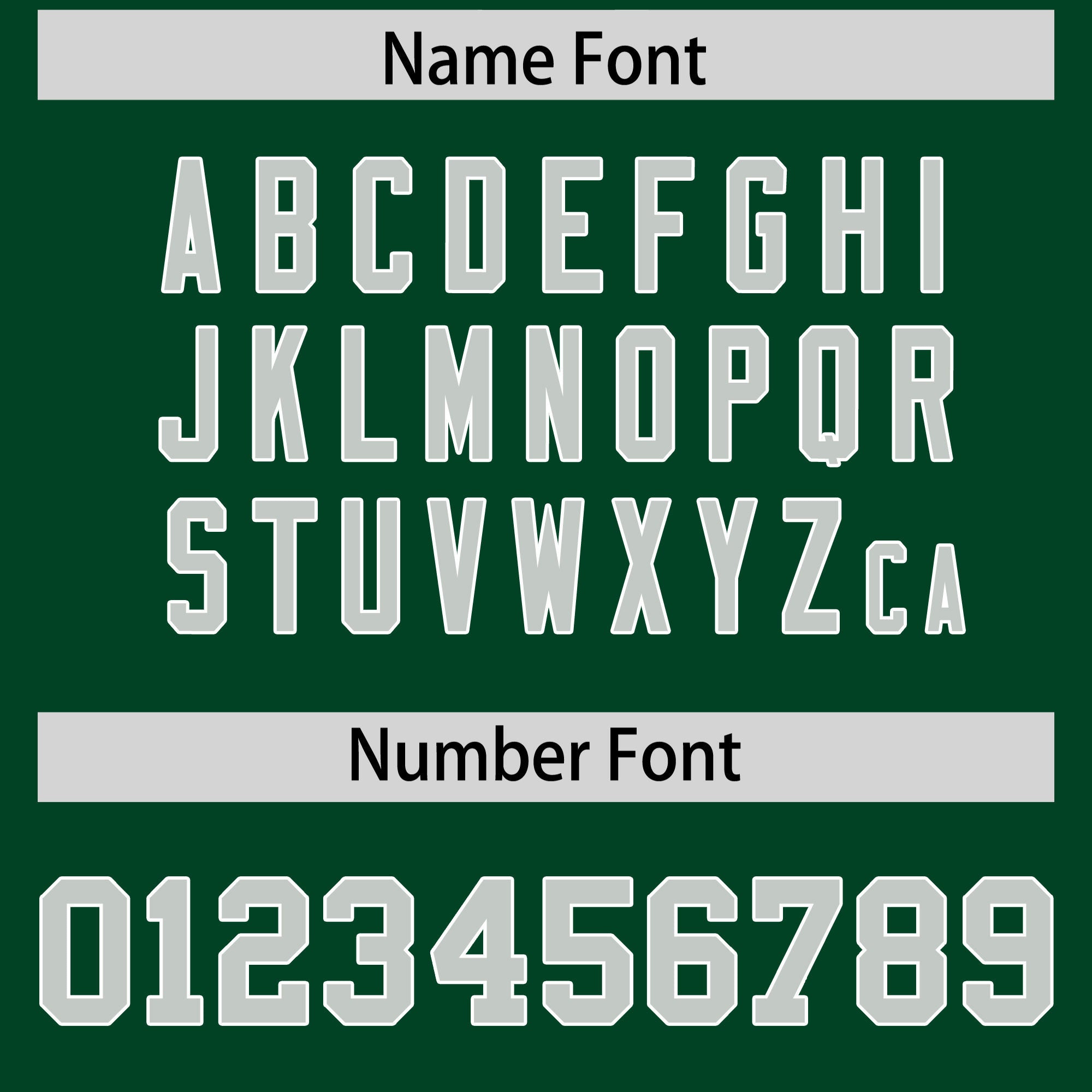 Custom Flag Football Jersey | Green Gray Color Block For Youth & Men | Add Name, Number & Logo | KXKSHOP